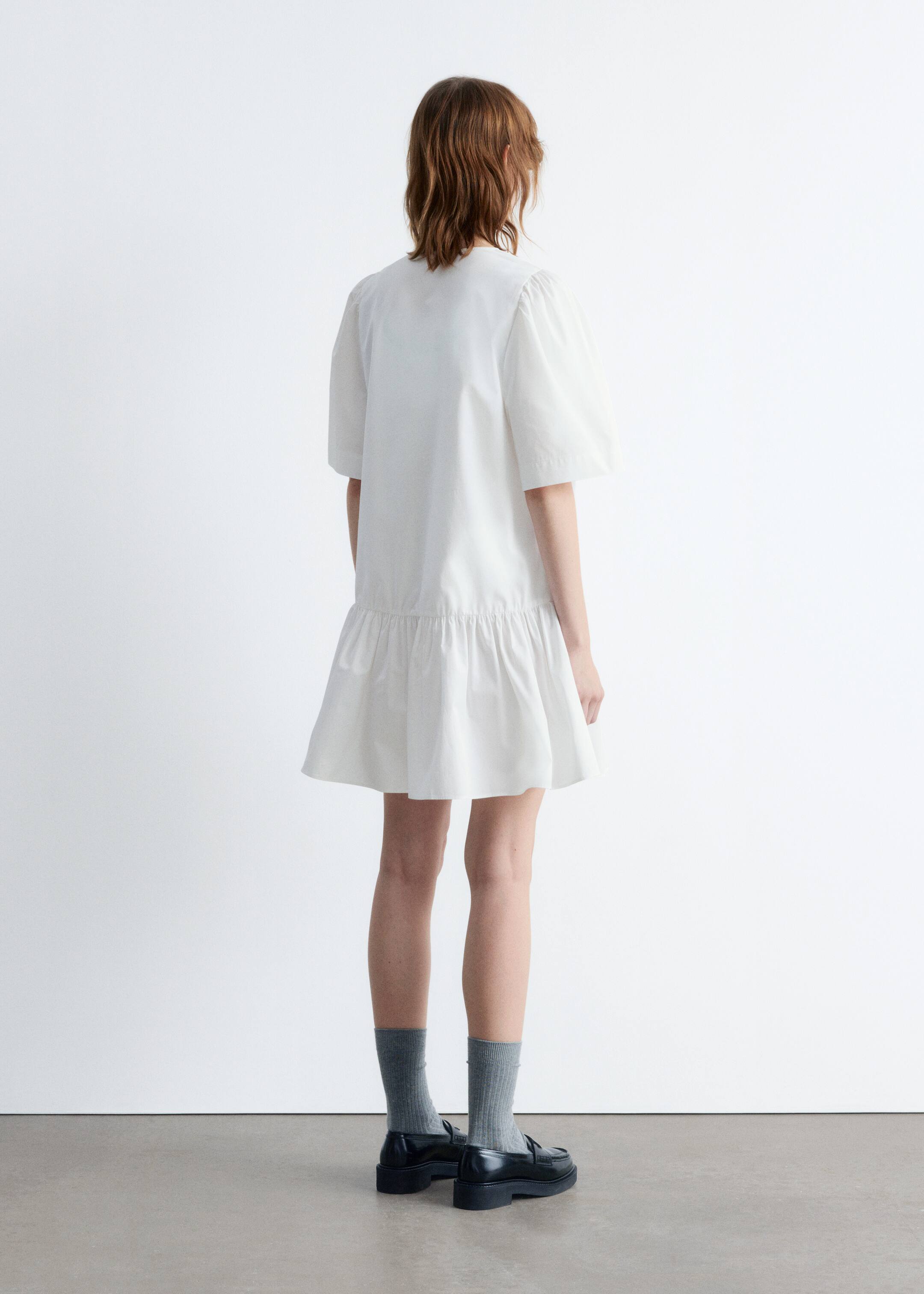 Grotere afbeelding bekijken: Mini-jurk met peplum - Wit - DAMES | H&M NL 5