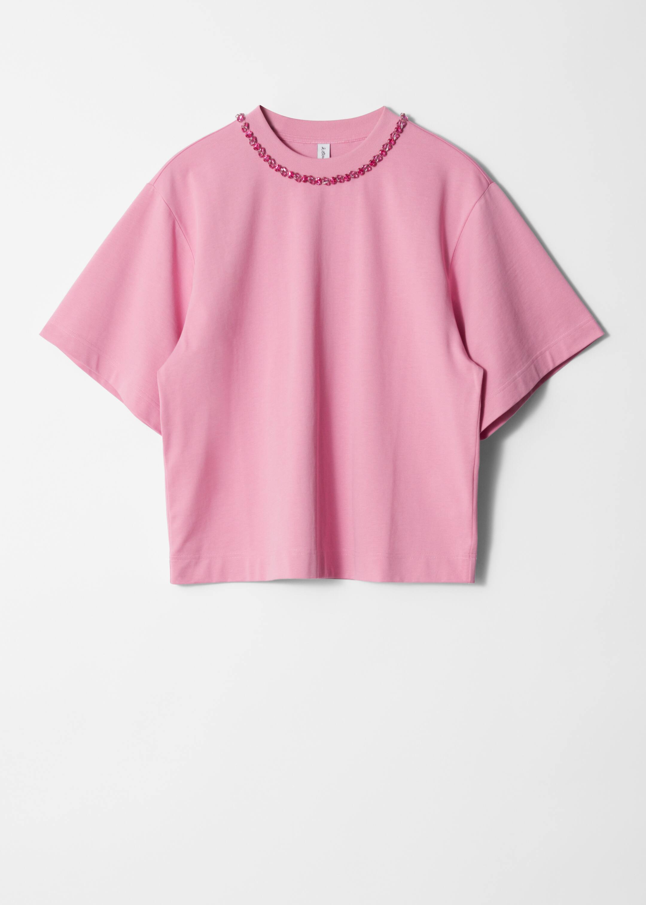 Vezi imaginea mai mare: Tricou cu aplicații - Roz - FEMEI | H&M RO 5