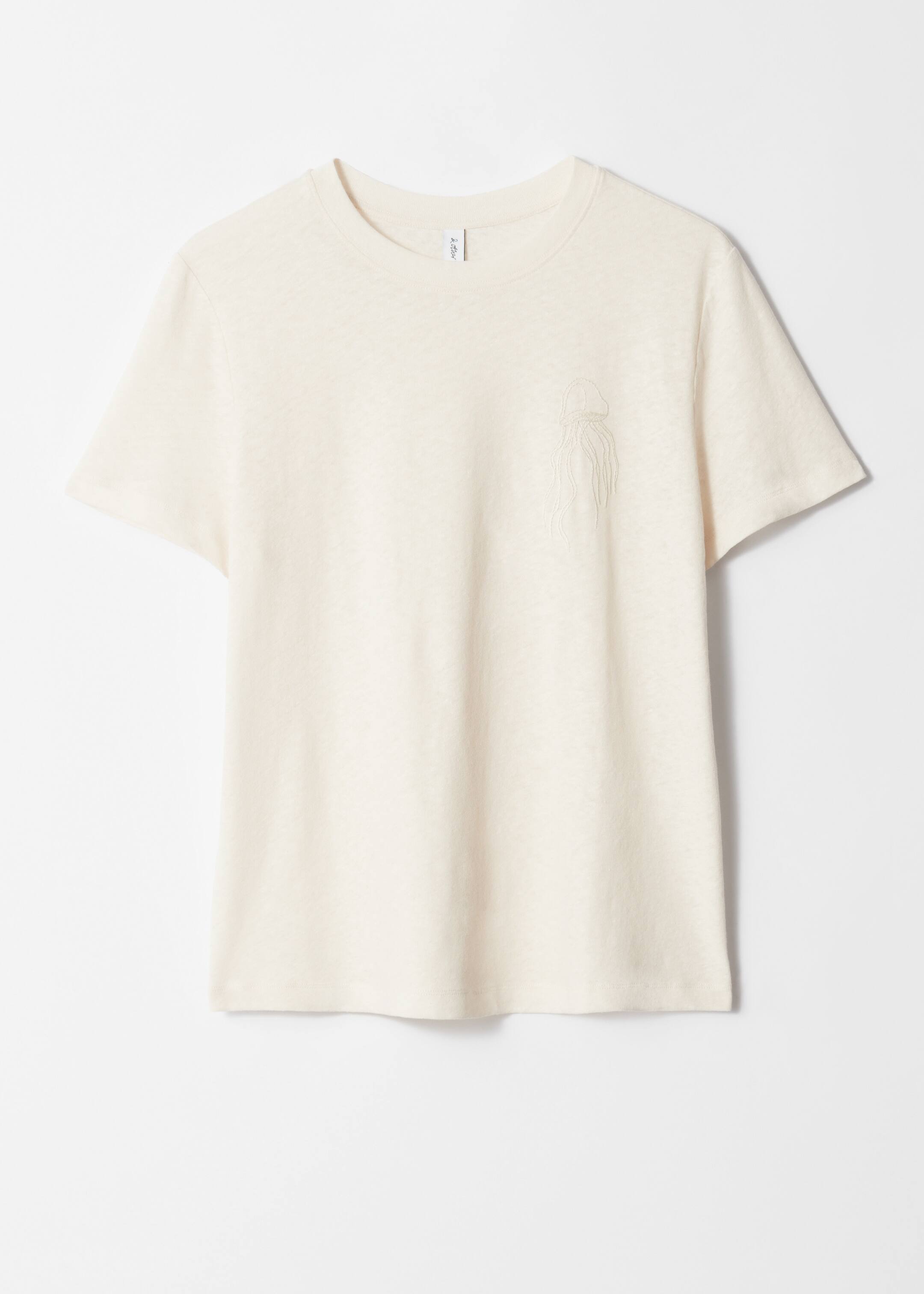 Größeres Bild ansehen: T-Shirt aus Leinenmischung - Creme - Ladies | H&M DE 6