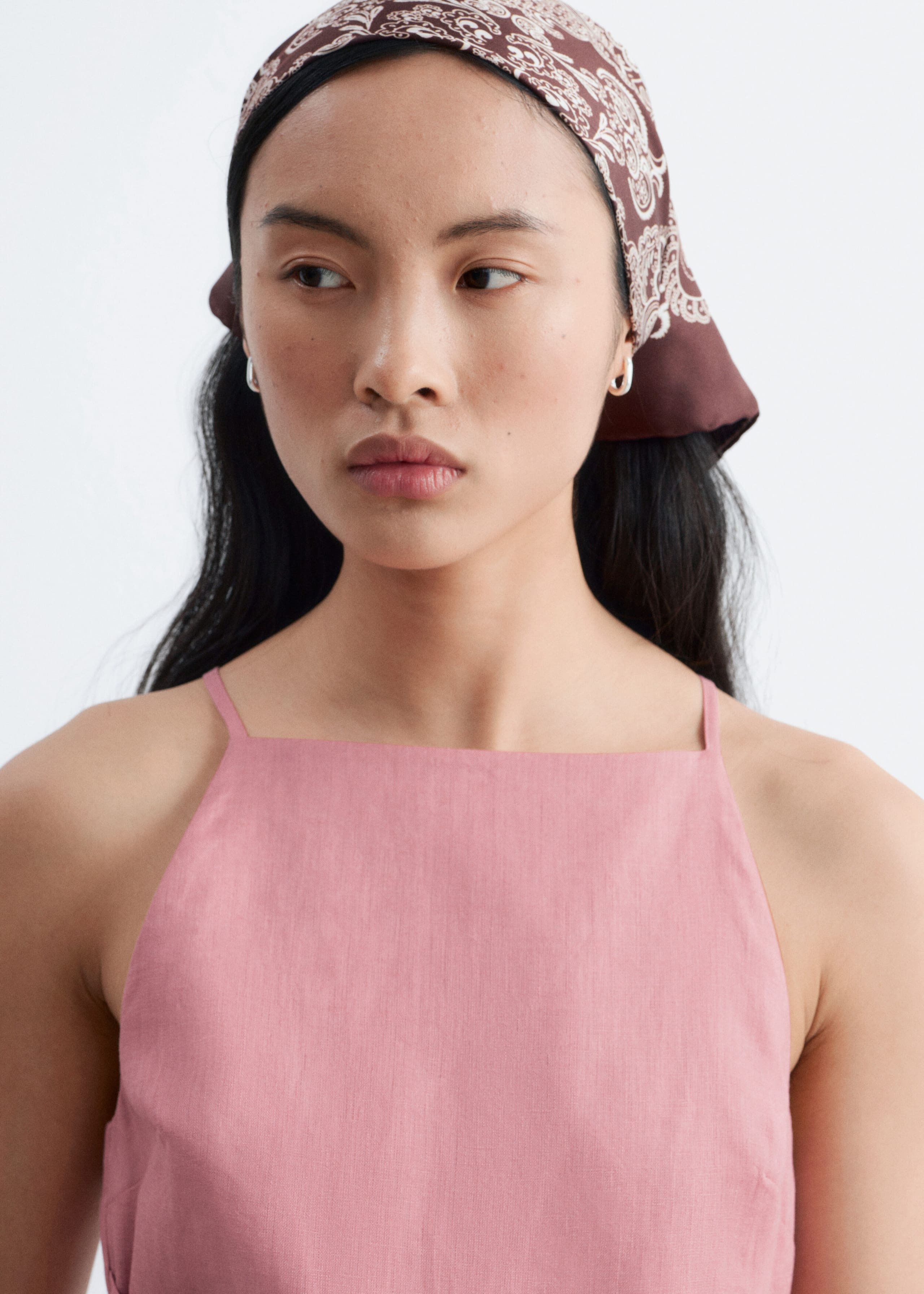 Image of Linen Mini Dress