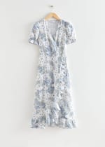 Blue/White Floral Print