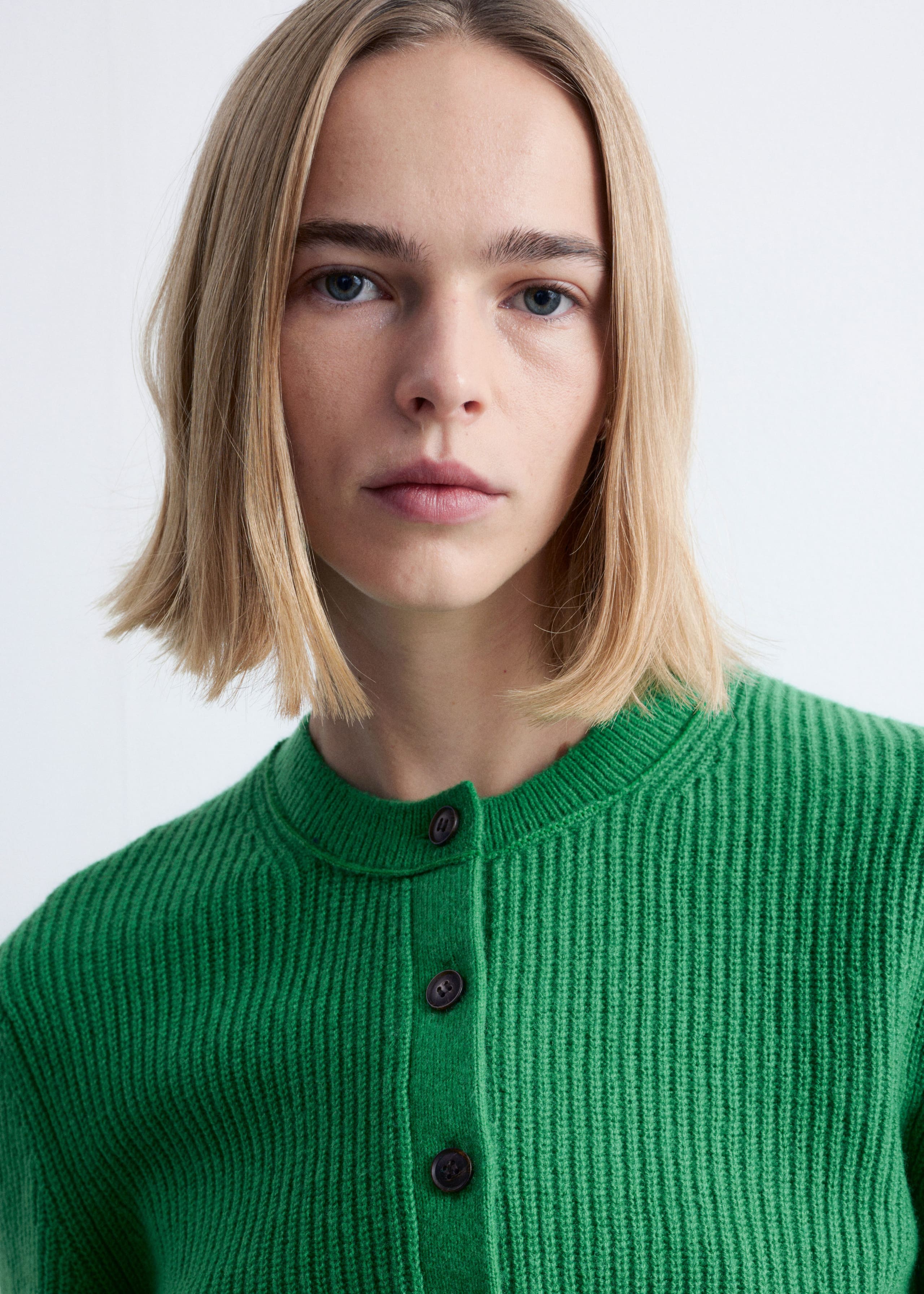 Image of Wool-Blend Cardigan