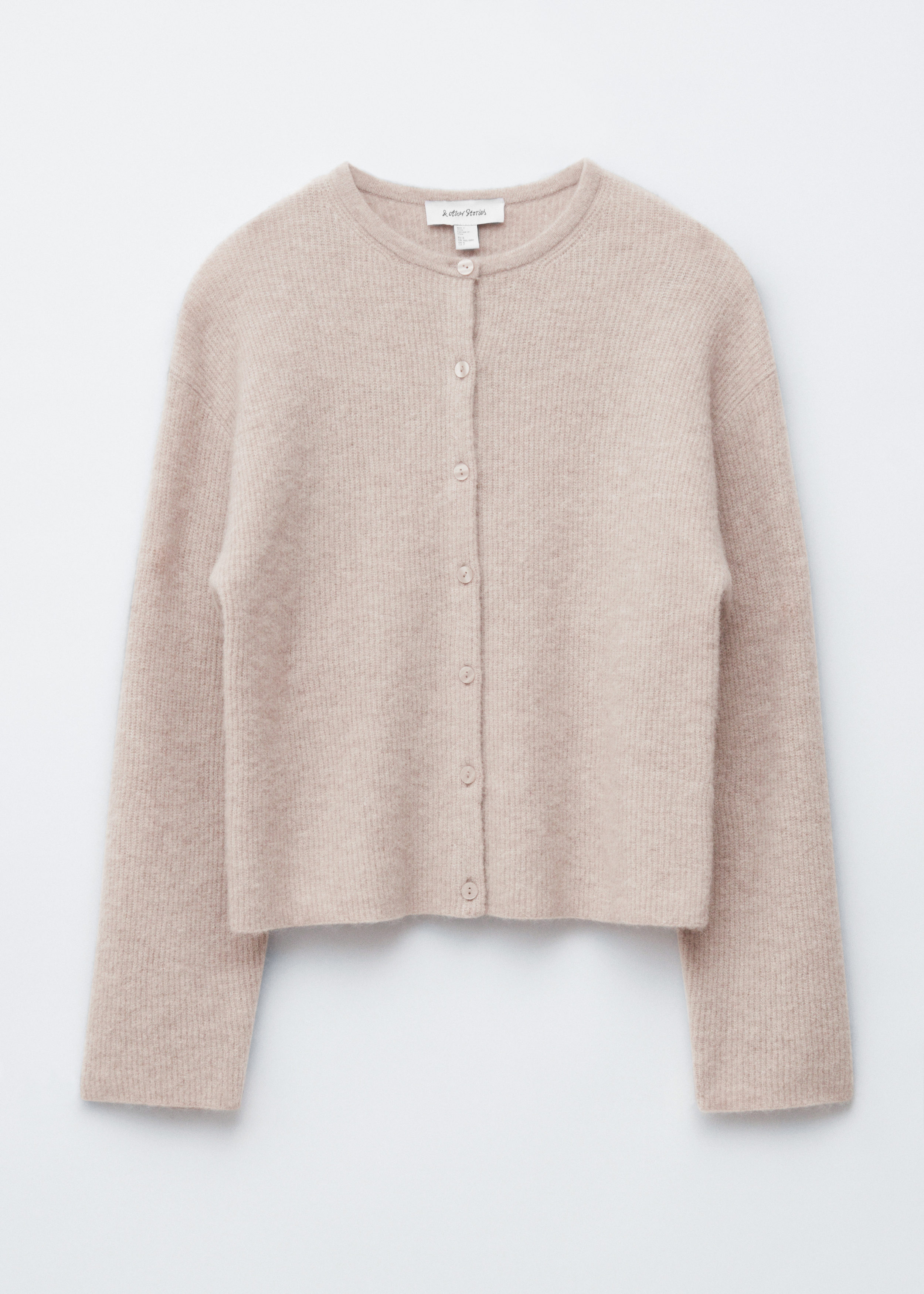 Alpaca-Blend Knitted Cardigan - Mole - & Other Stories US