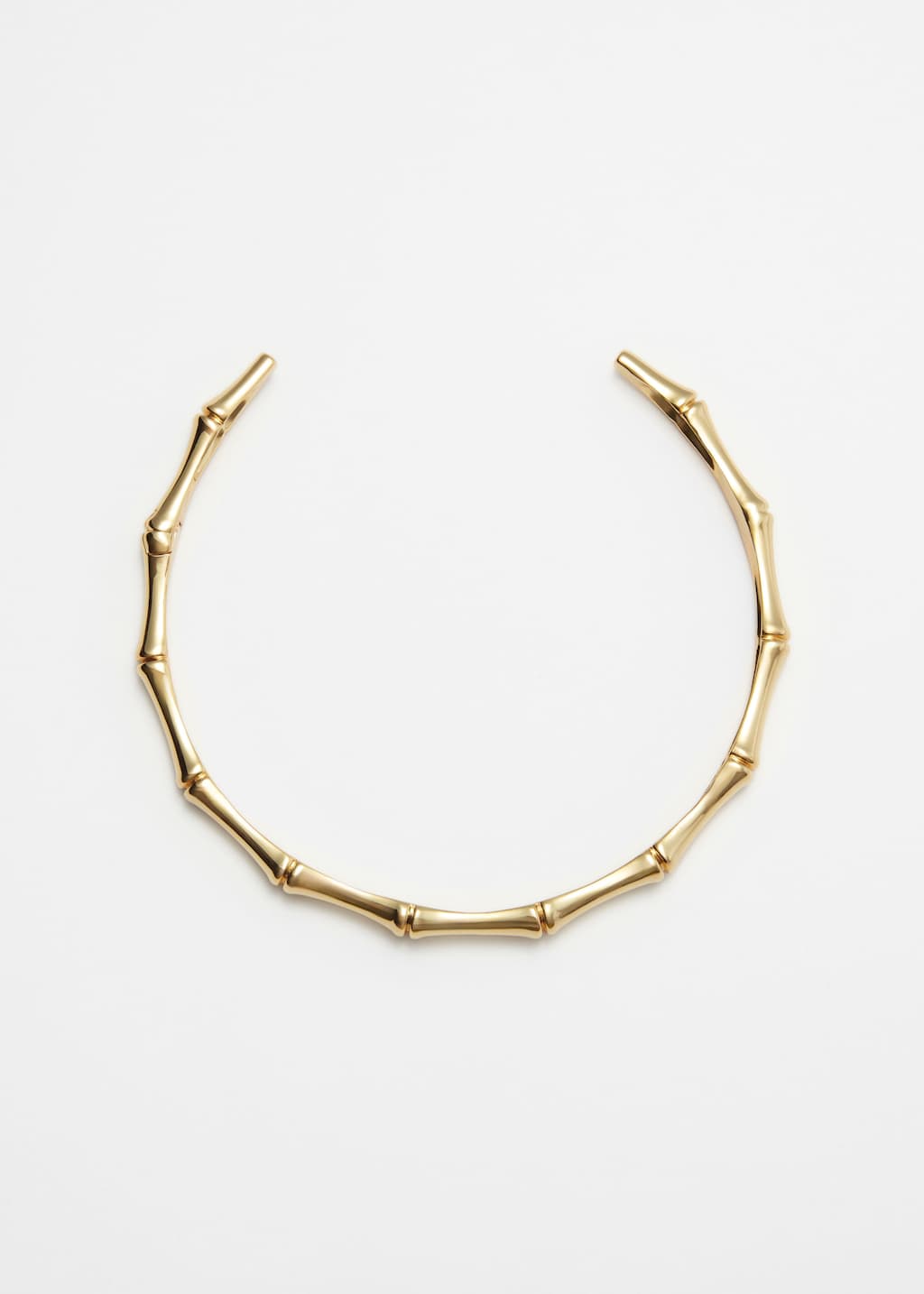 Bamboo-Look Choker Necklace