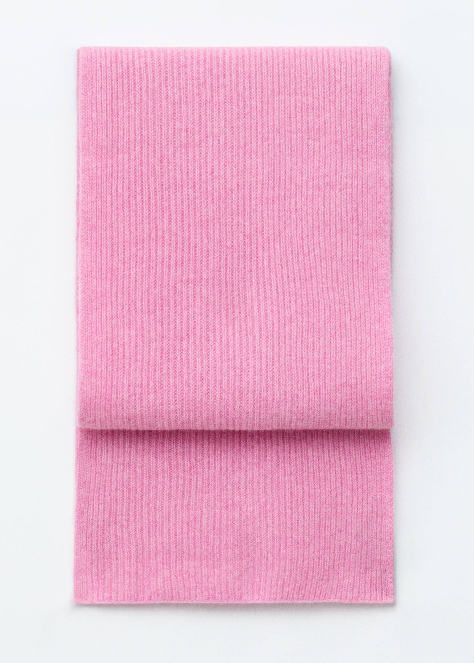 Cashmere Knit Scarf - Altrosa/Graubraun/Dunkelbraun/Schwarz/Grün/Navyblau/Cremefarben