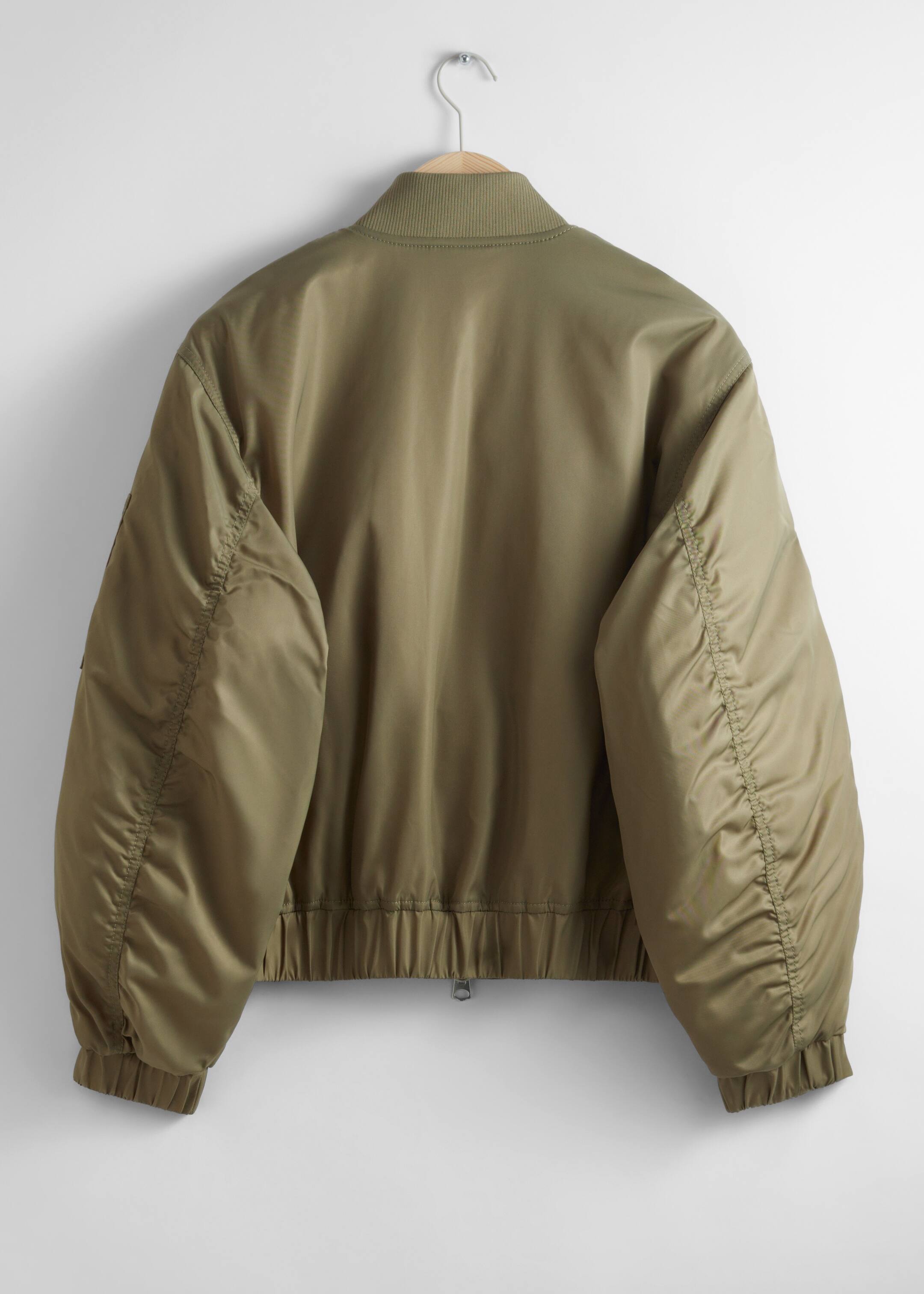 View larger image: Boxy Zip-Up Jacket - Khaki - Ladies | H&M GB 2