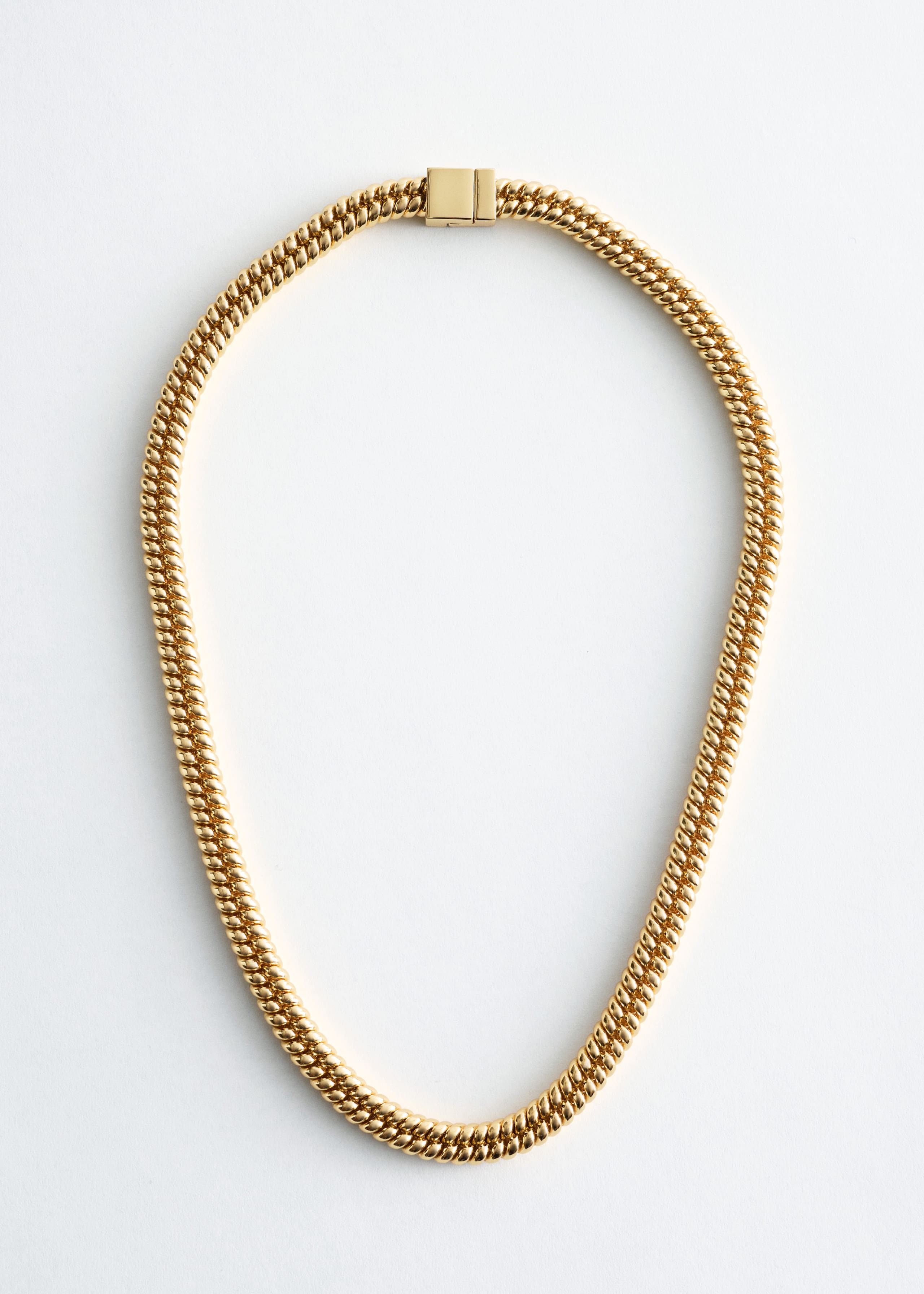 Collana a catena snake chunky - Oro - Natura morta