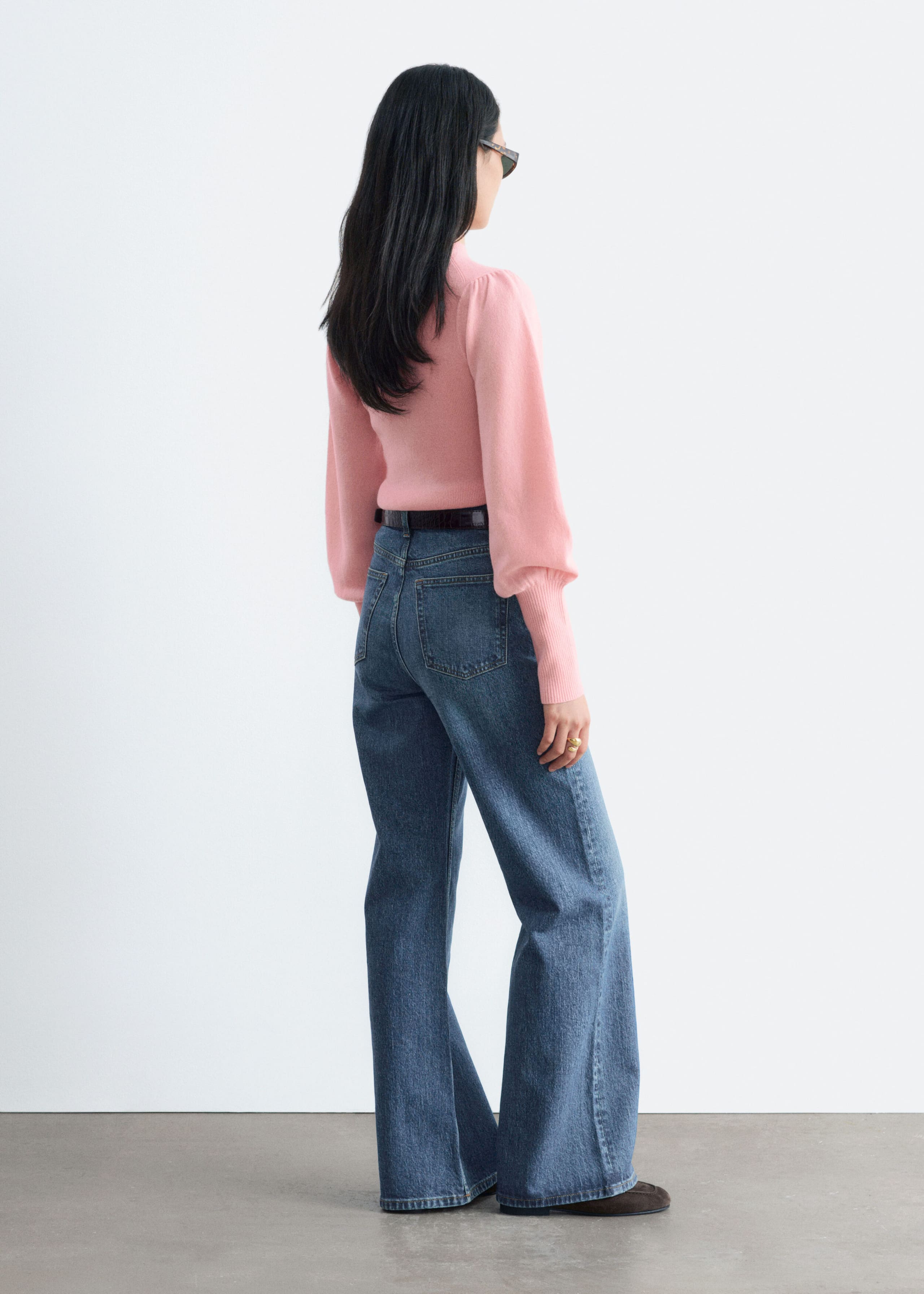 Maglia in lana - Rosa - Lookbook