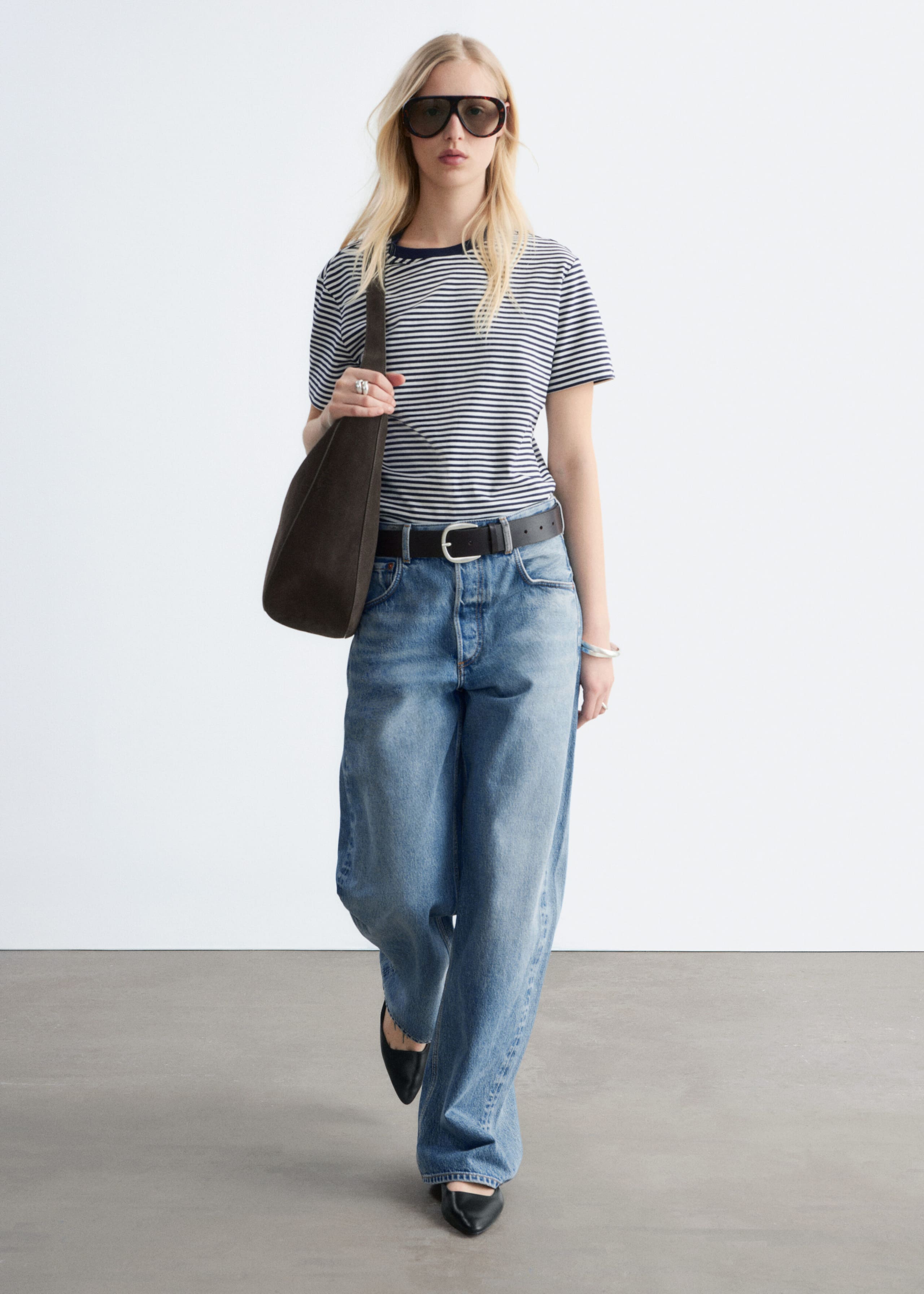 Image of Cotton Crew-Neck T-Shirt