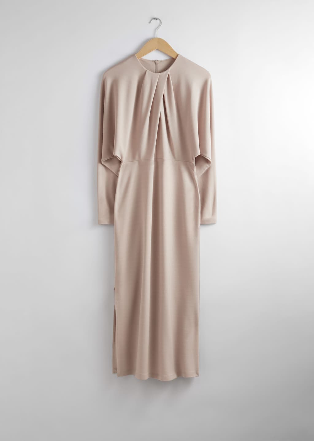 Robe midi plissée - Beige - Still Life