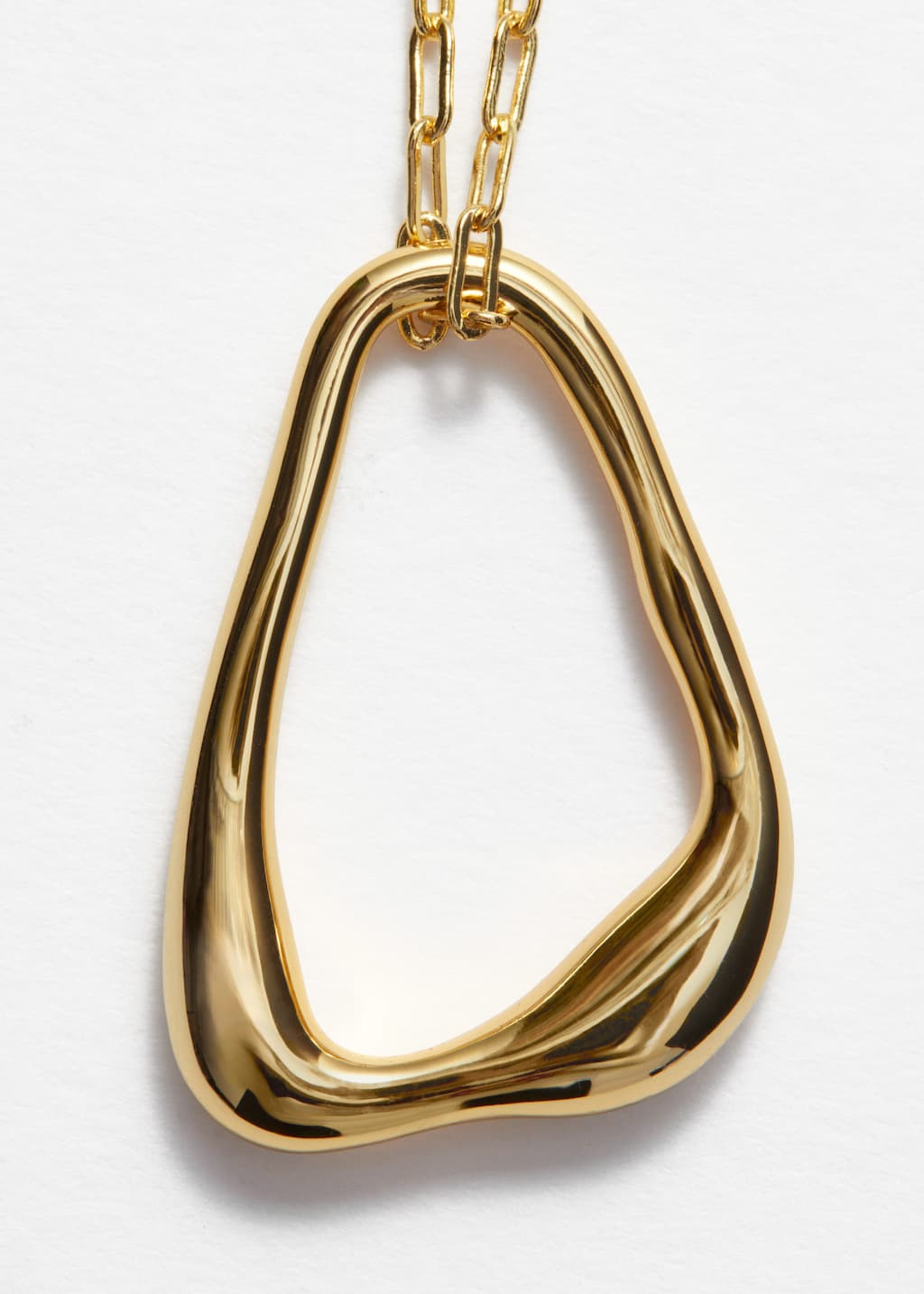 Image of Paperclip Chain Pendant Necklace