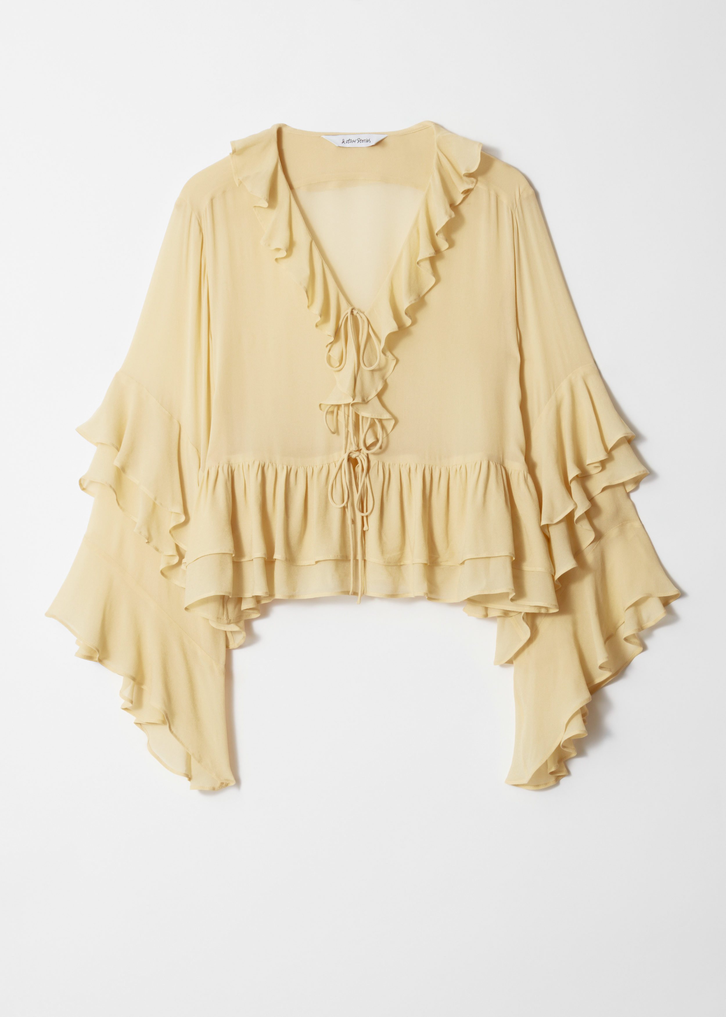 andmary ♡ Alison frill tops ANDMARY】Alison frill tops