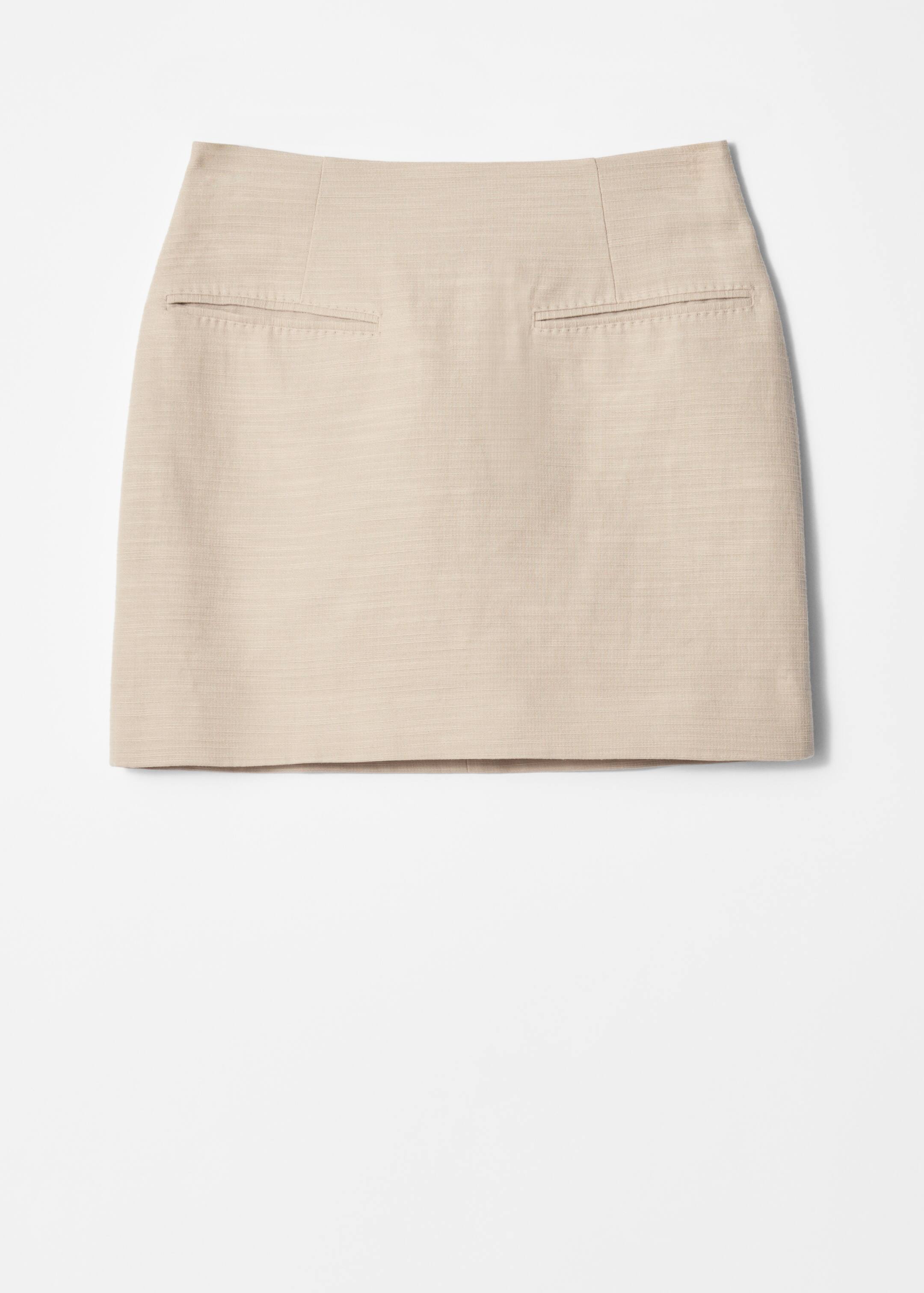 Vezi imaginea mai mare: Fustă Mini Croită - Bej - FEMEI | H&M RO 6