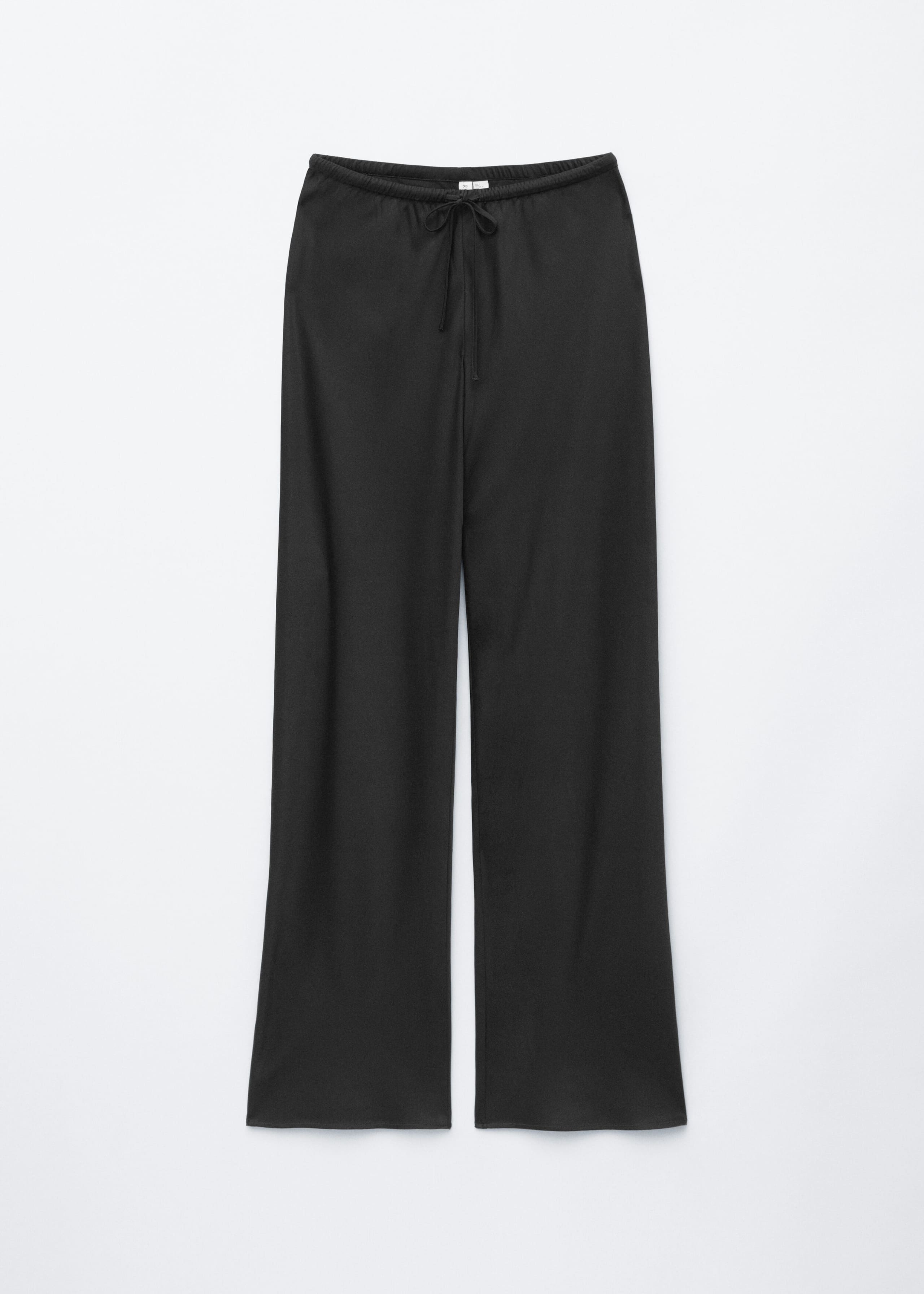 Drawstring Twill Trousers - Dark Brown - Still Life