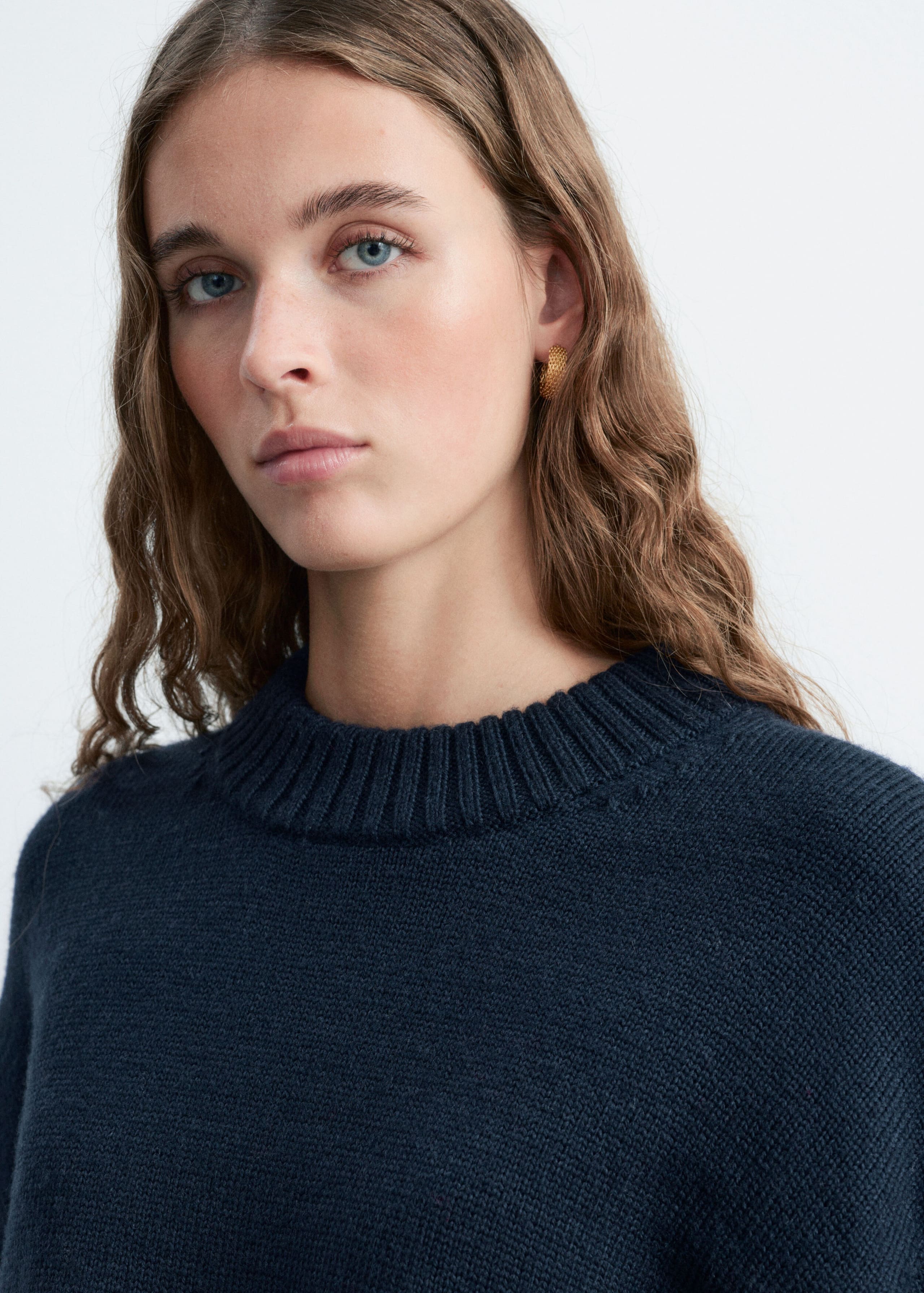 Oversized Wool Jumper - Pink - Lookbook