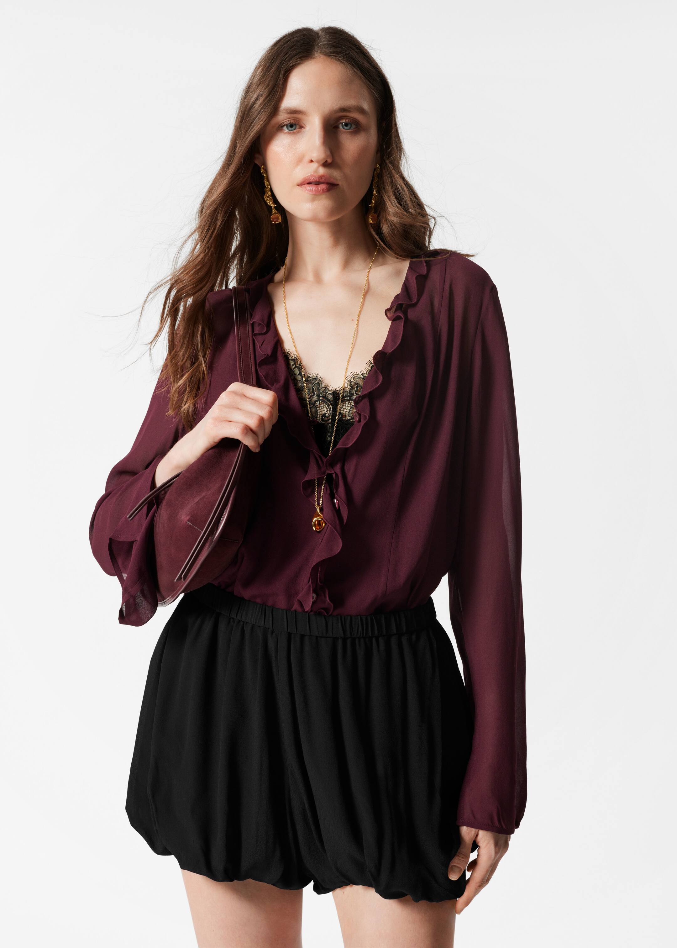 Größeres Bild ansehen: Elastische Ballonshorts - Schwarz - Ladies | H&M DE 2