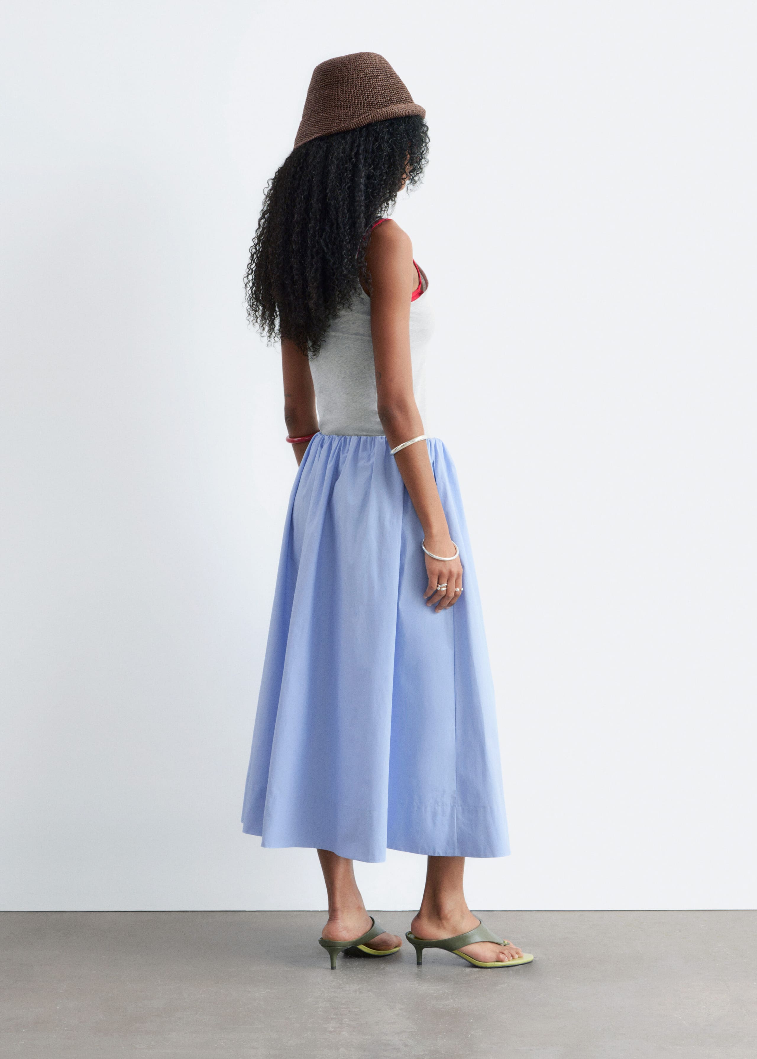 Top z okrągłym dekoltem – Czarny/biały – Lookbook