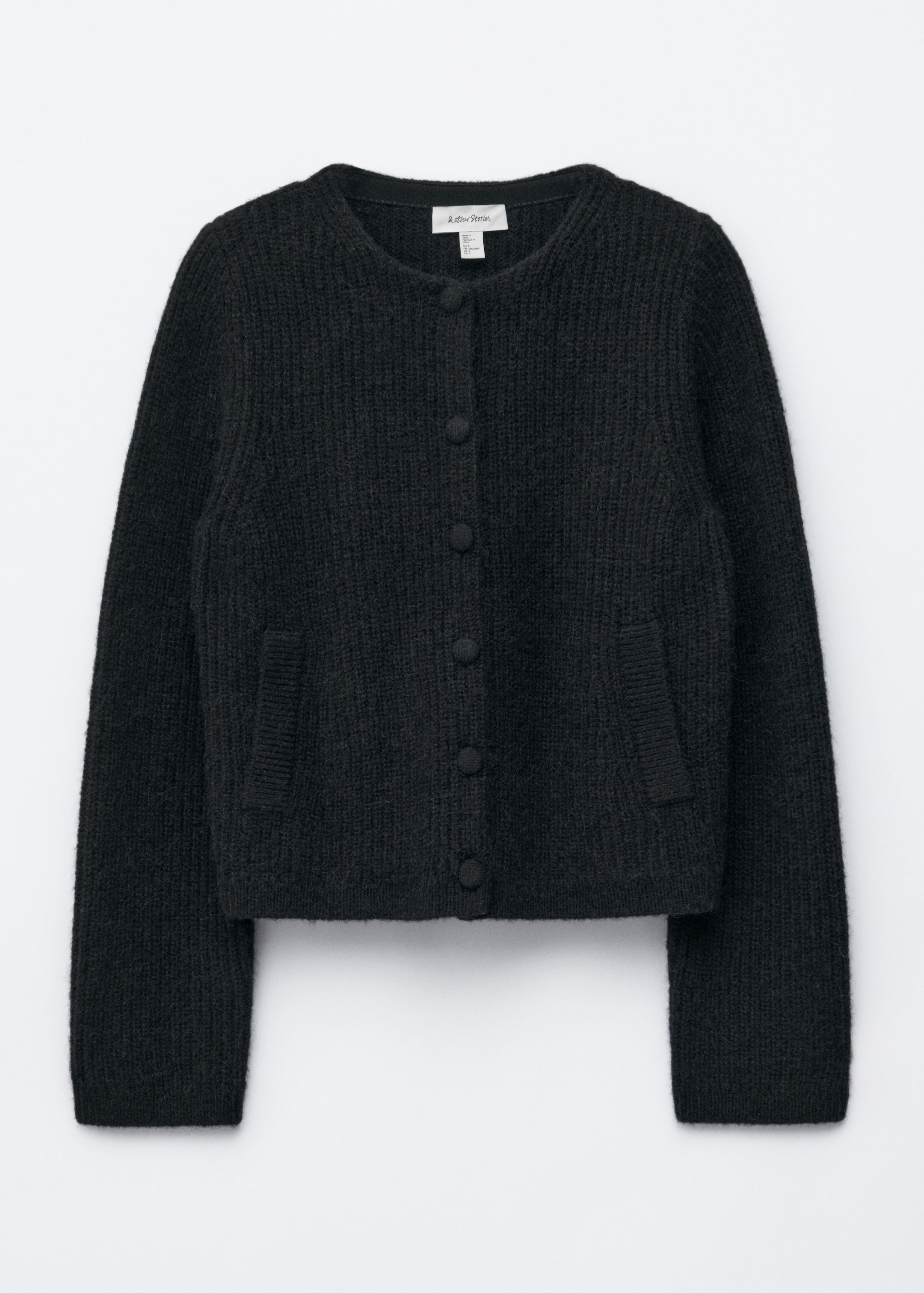 View larger image: Rib-Knit Cardigan - Black - Ladies | H&M GB 6