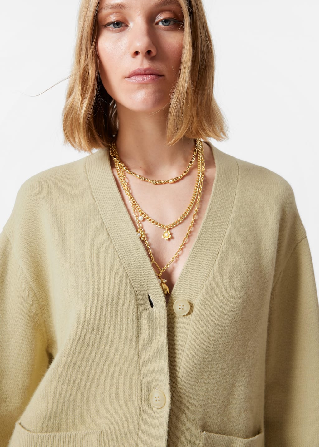 Image of Patch-Pocket Cardigan