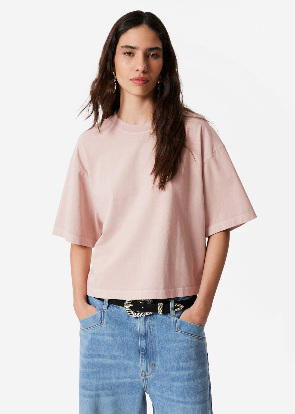Pudełkowy T-shirt