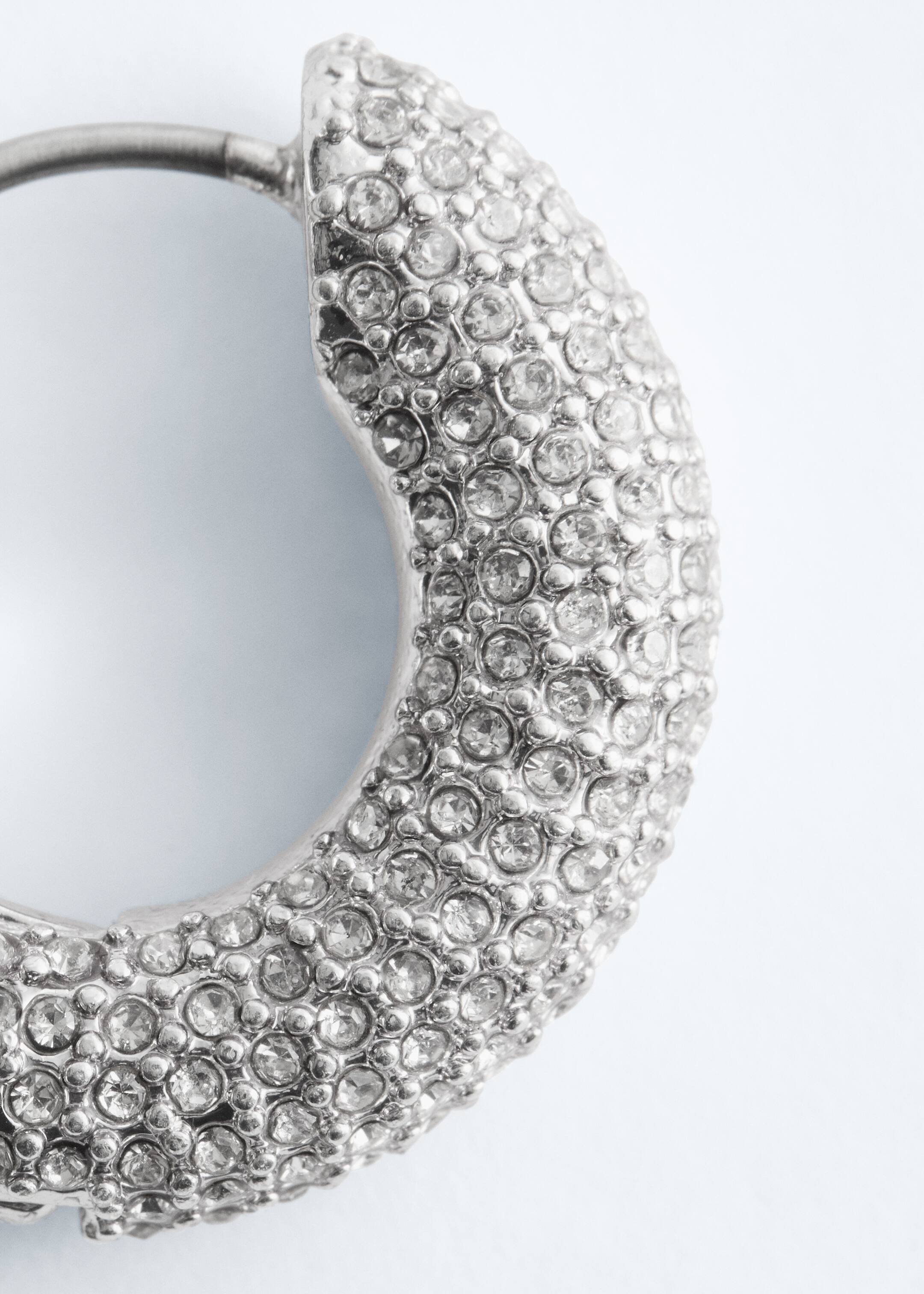 Zobrazit větší obrázek: Crystal Hoop Earrings - Silver - ŽENY | H&M CZ 5
