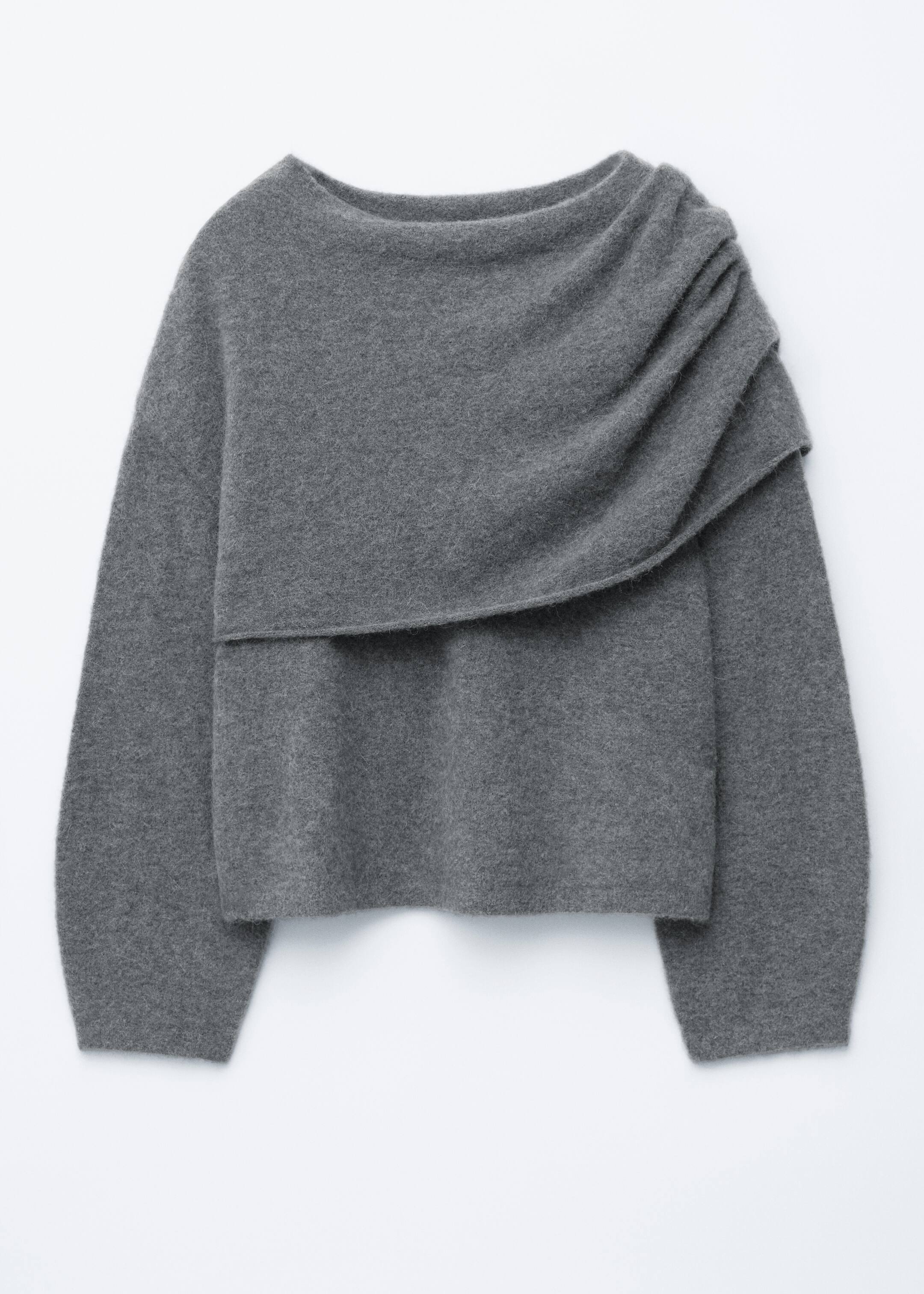 Ver imagem maior: Camisola de capa de malha - Cinzento escuro - SENHORA | H&M PT 7