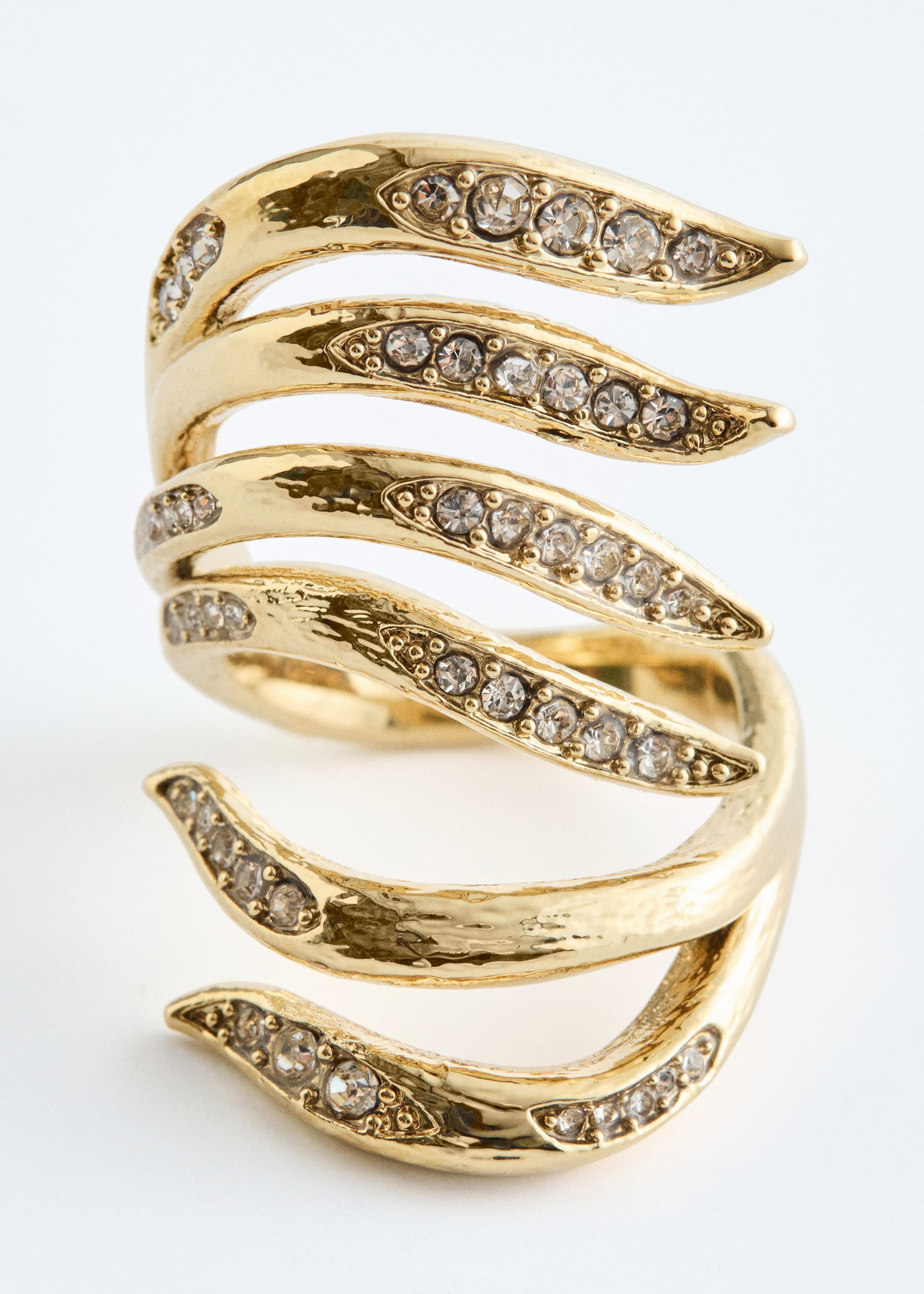 Image of Multi Wire Crystal Ring