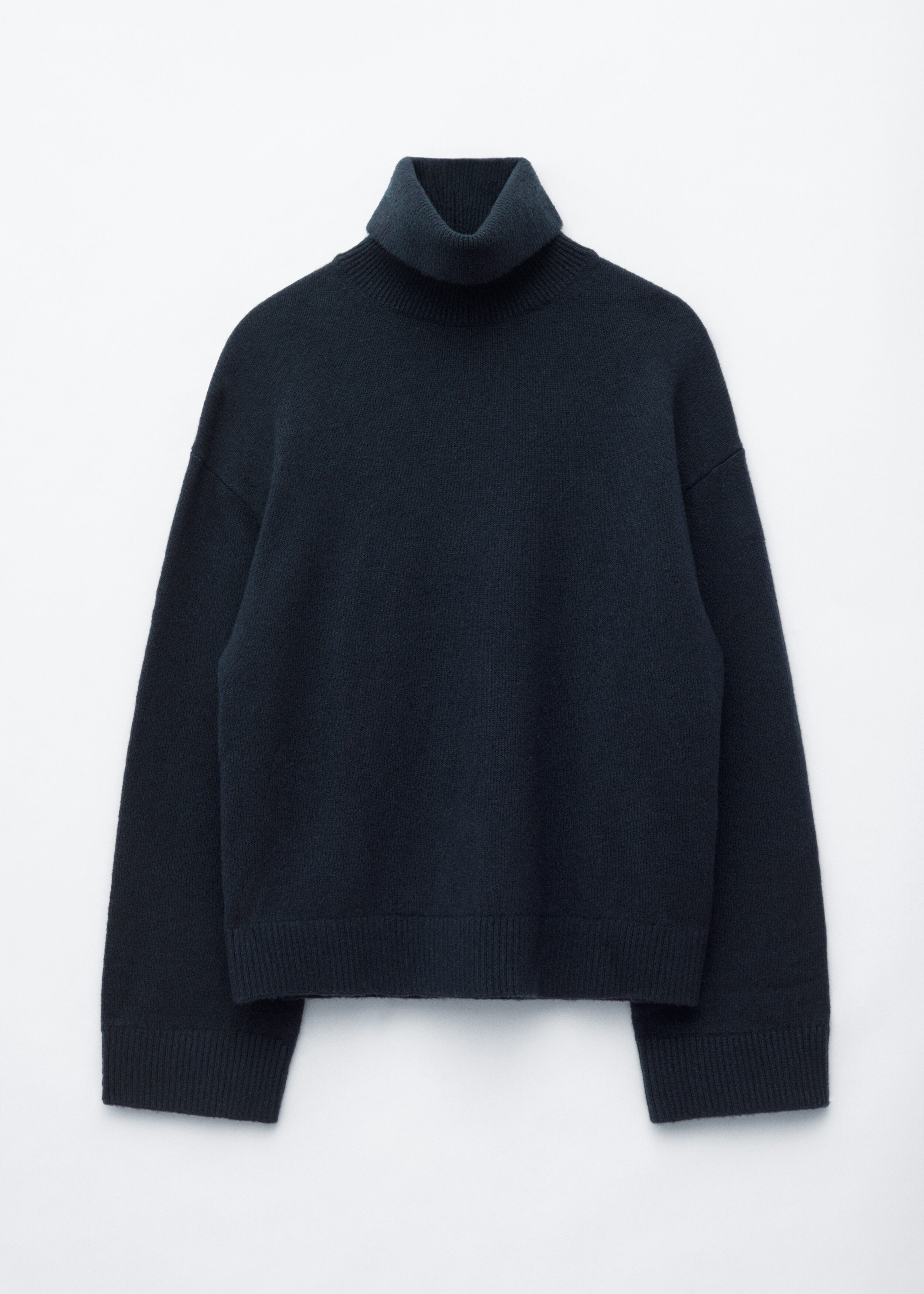 Oversized Turtleneck Wool Sweater - Dark Mole - Sweaters | & Other