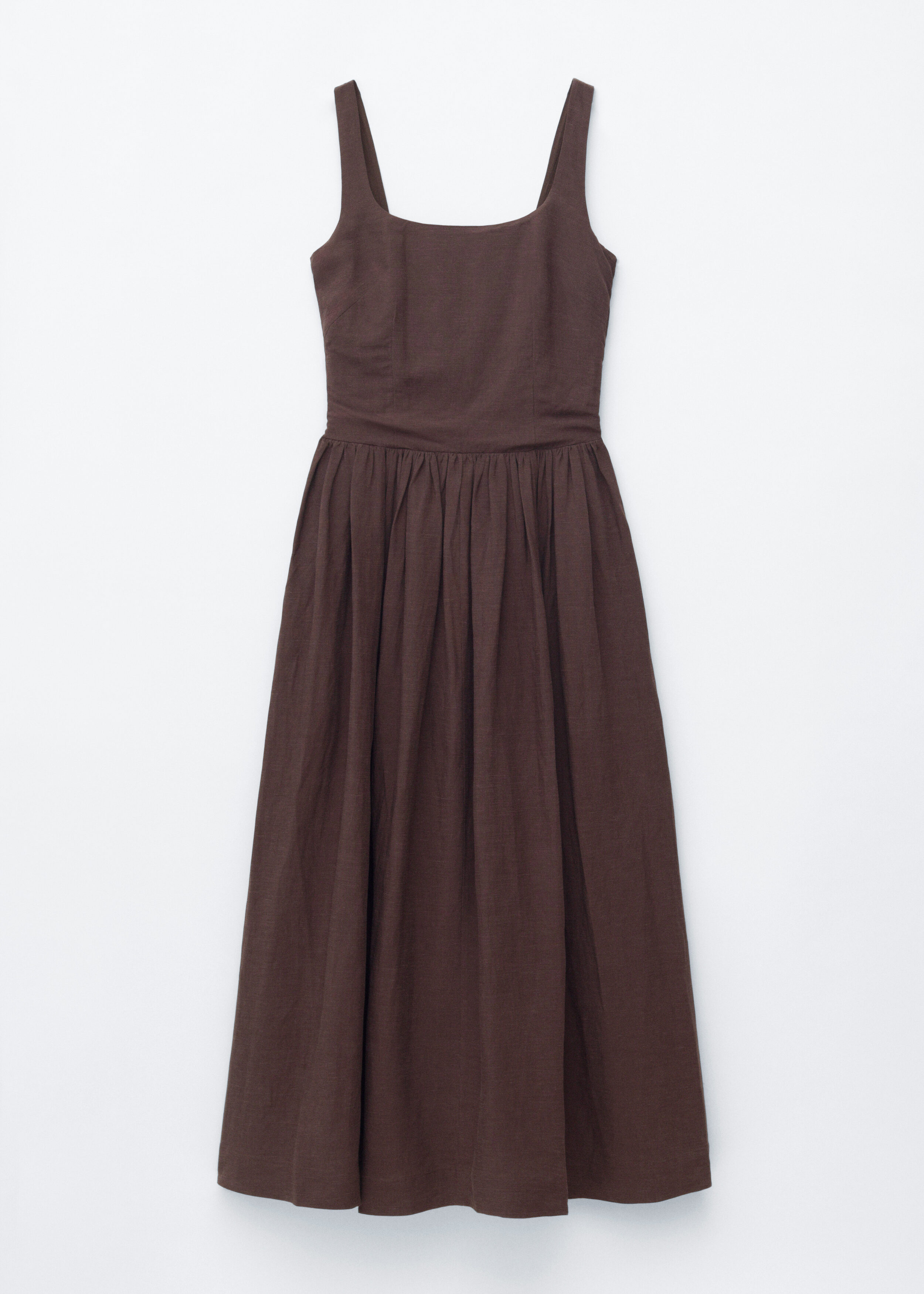 Fit-and-Flare Midi Dress