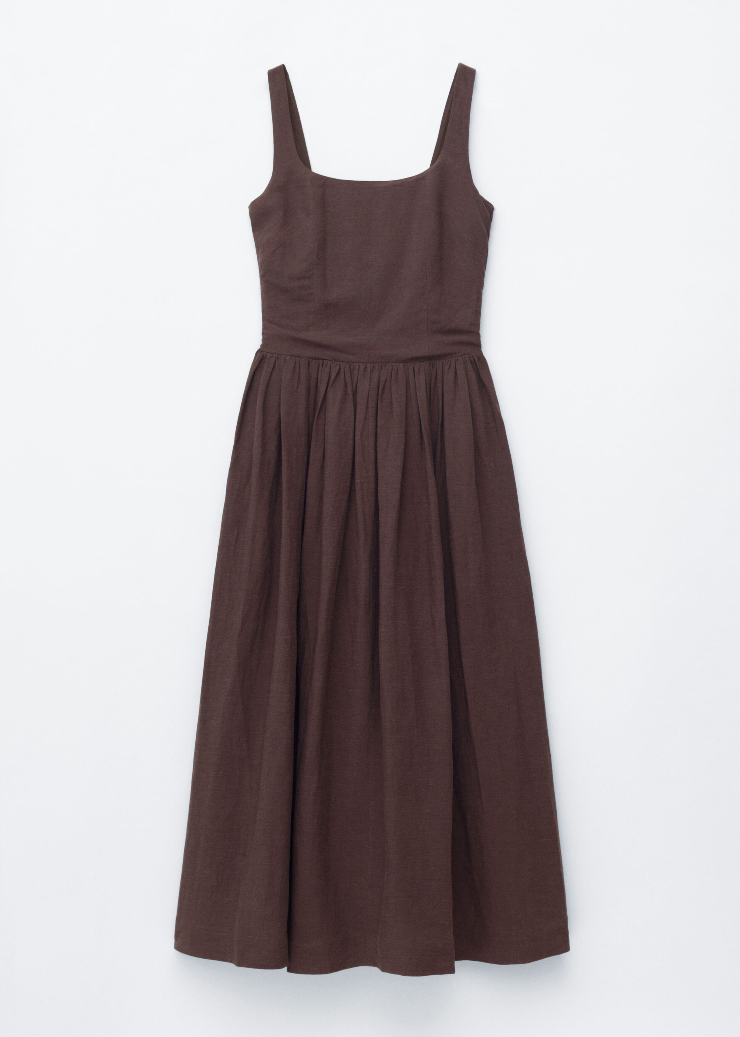 Image of Fit-and-Flare Midi Dress