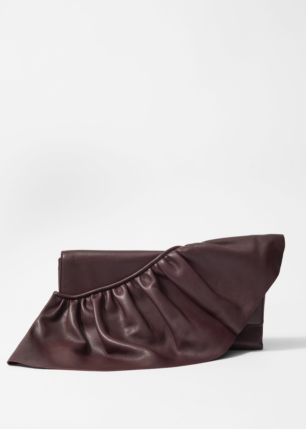 Oversized clutch med volang