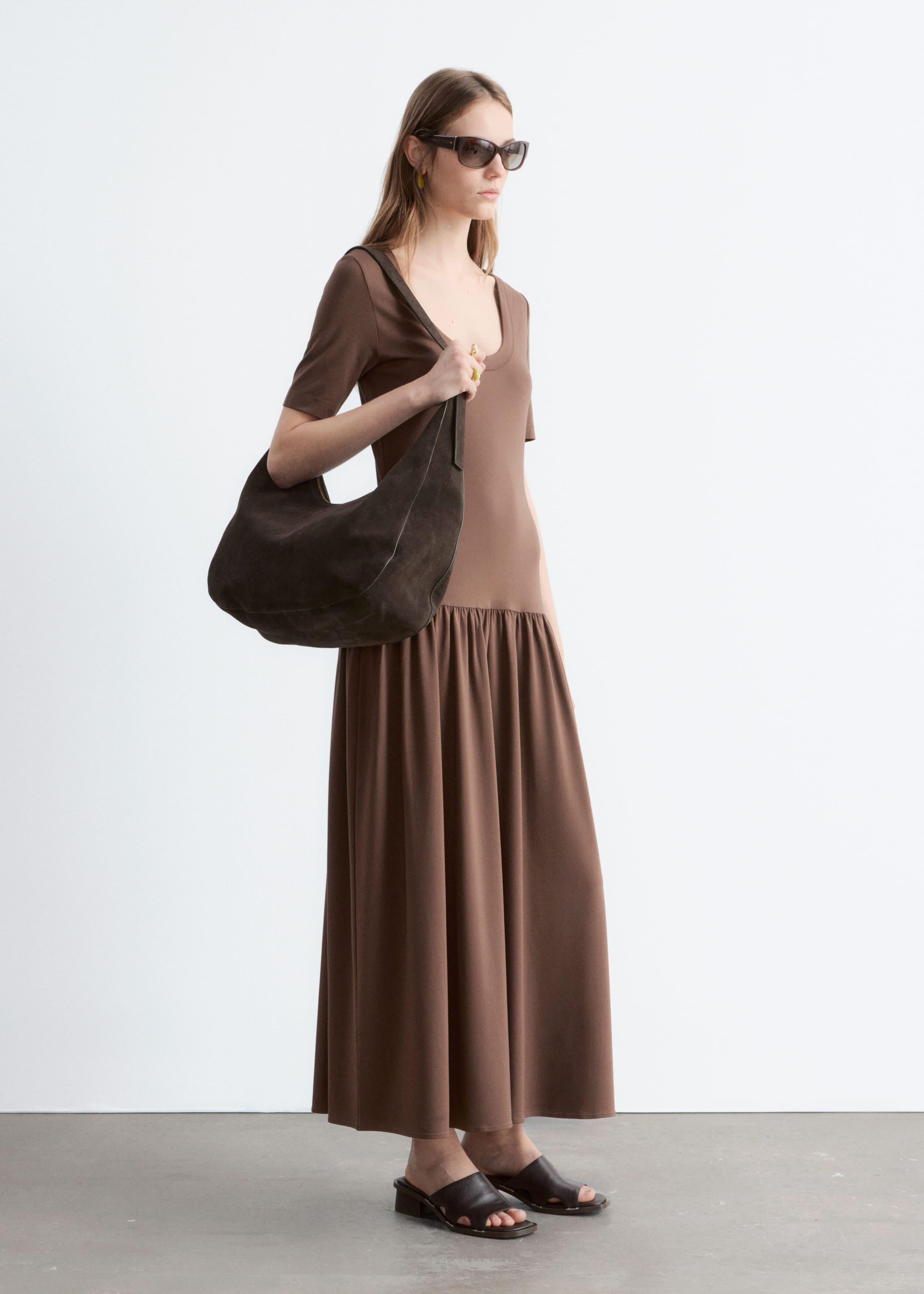 Image of Langes Maxikleid aus Jersey