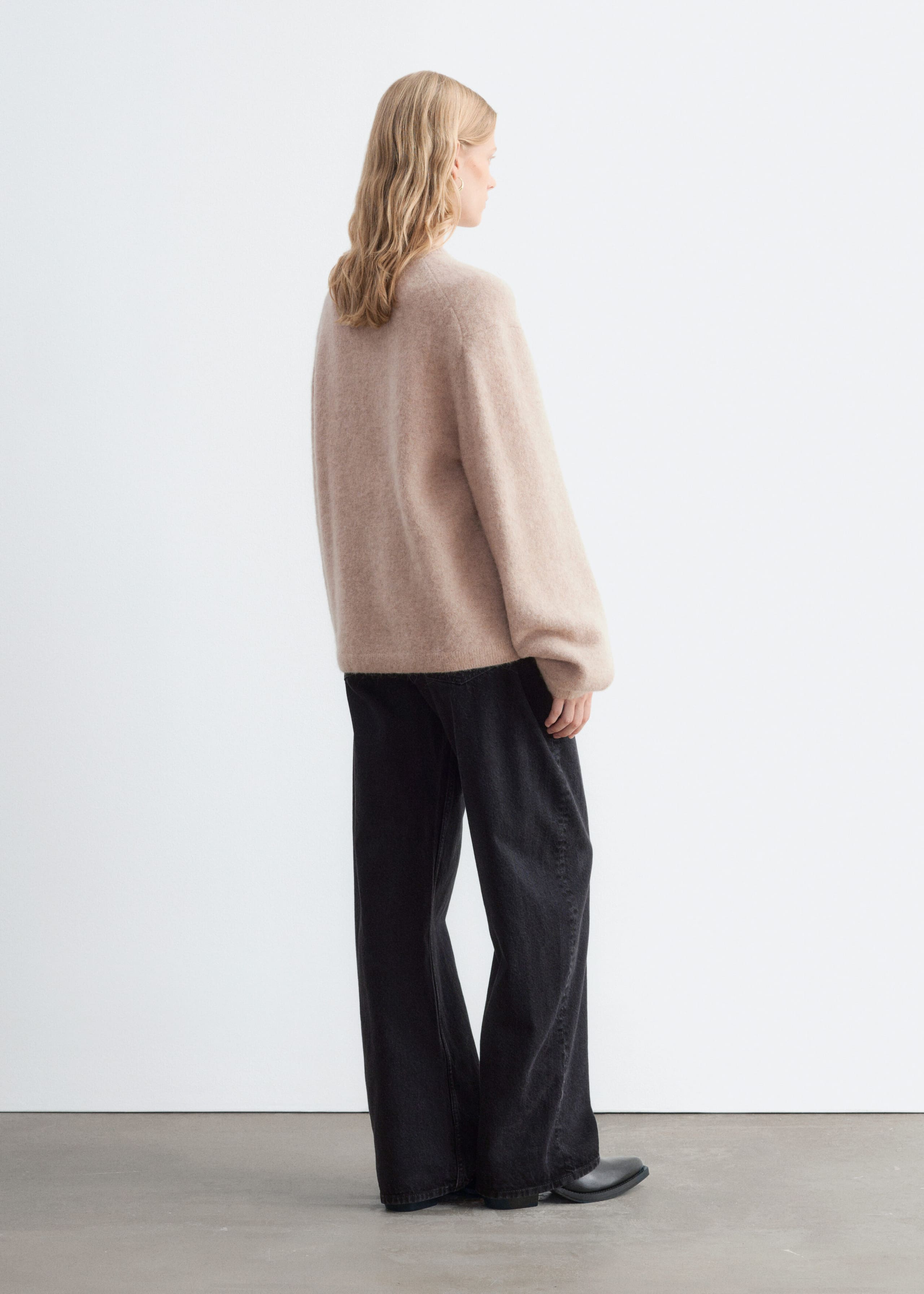 Alpaca-Blend Jumper - Beige - Lookbook