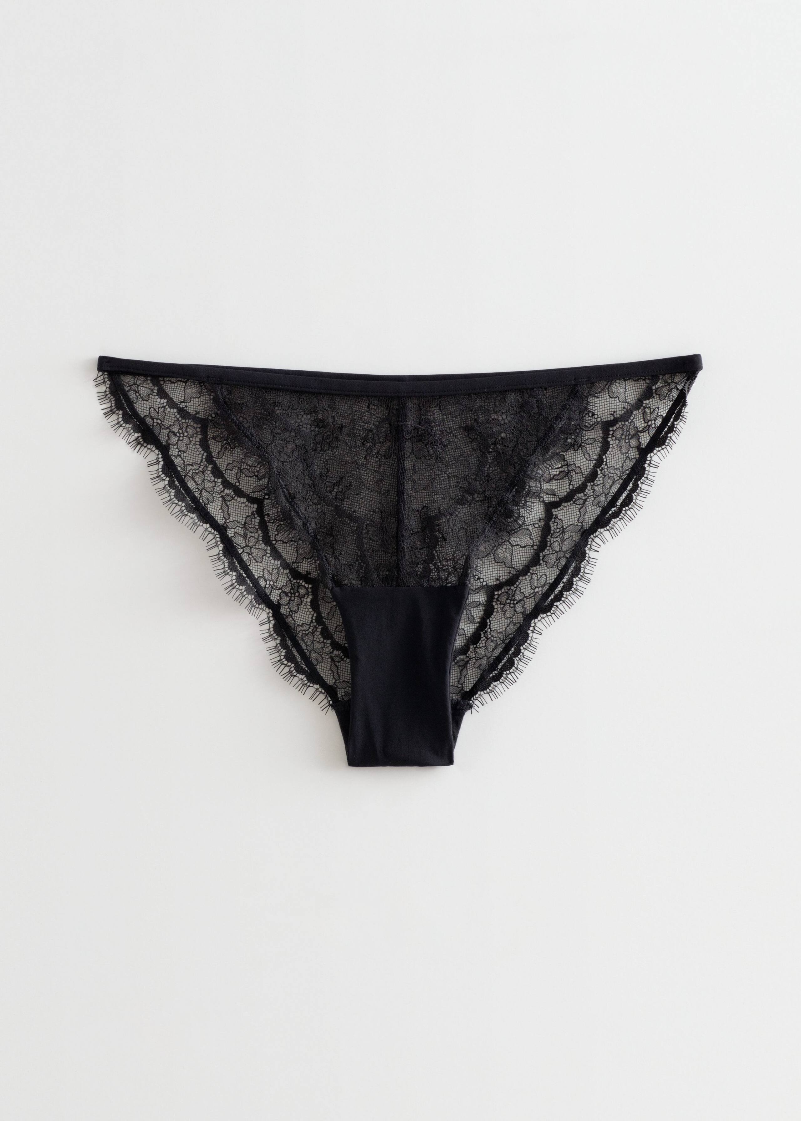 FancyLaceBriefs - Black - Natura morta