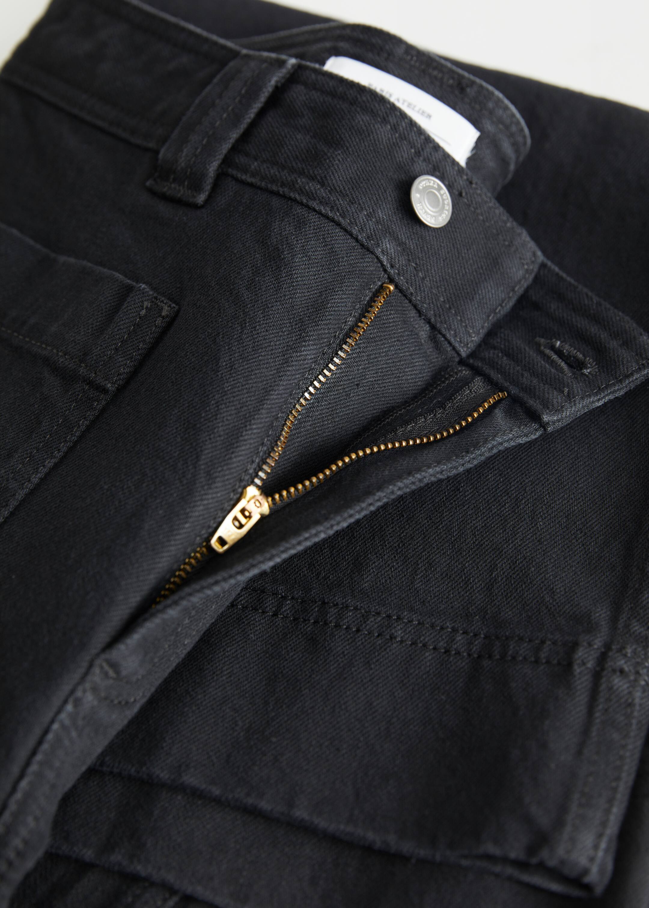 View larger image: Flared Patch Pocket Jeans - Black - Ladies | H&M GB 2
