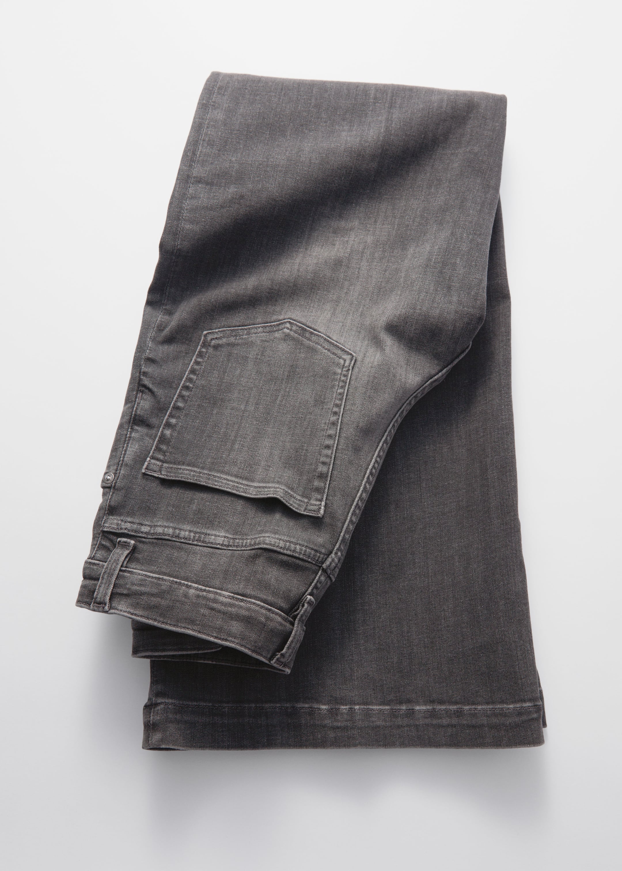 Visualizza immagine più grande: Jeans ampi con pieghe pressate - Grigio scuro - DONNA | H&M IT 7