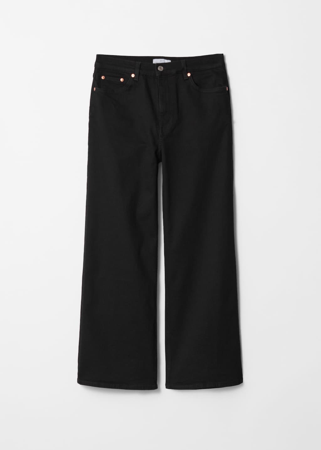 Image of Cropped Wide-Leg Jeans