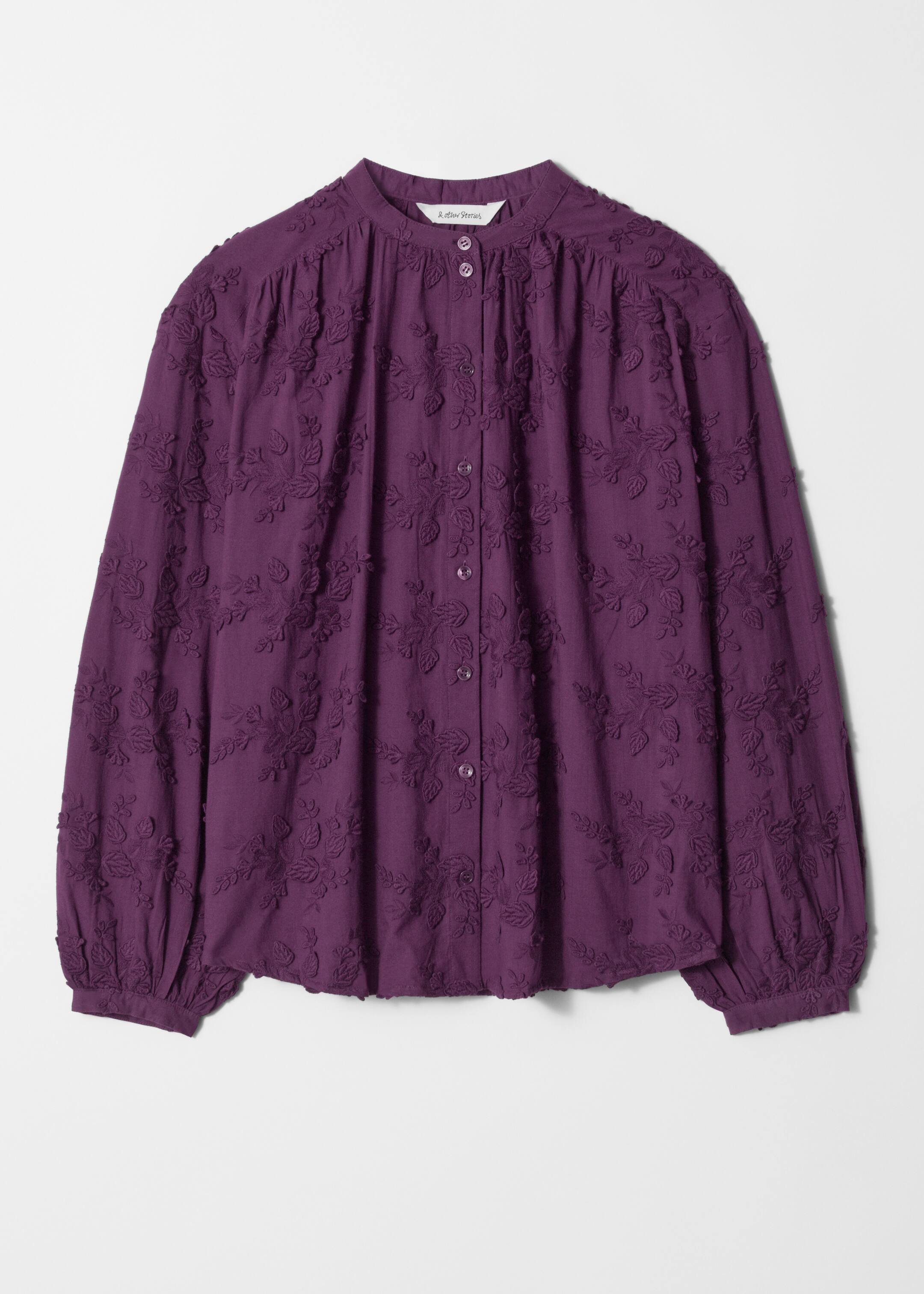 Agrandir l'image: Blouse ample à fleurs en appliqué - Violet - FEMME | H&M CH 5