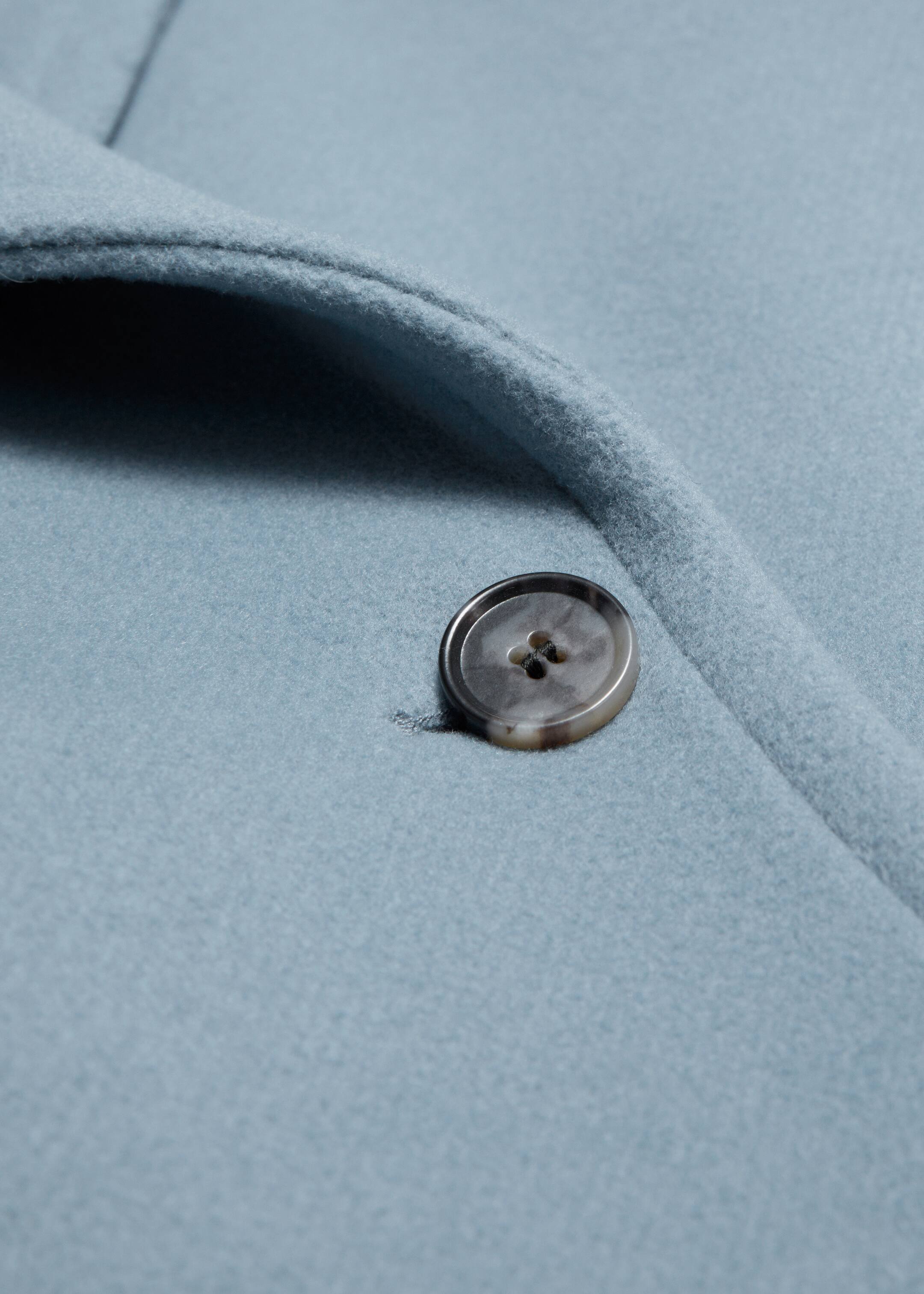 Größeres Bild ansehen: Oversized-Wollmantel - Blau - Ladies | H&M DE 3