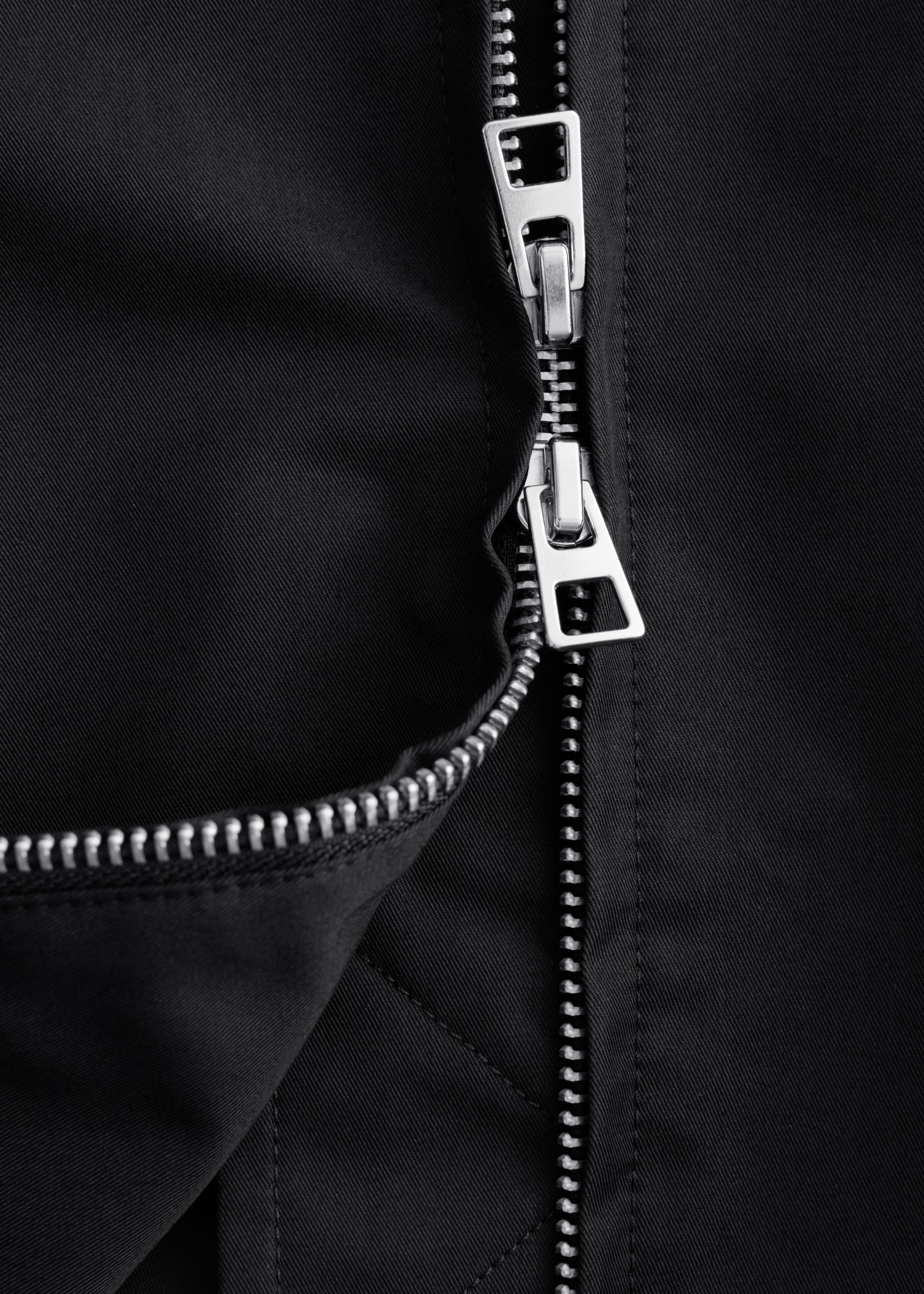 Image of Zip-Up Twill Jacket
