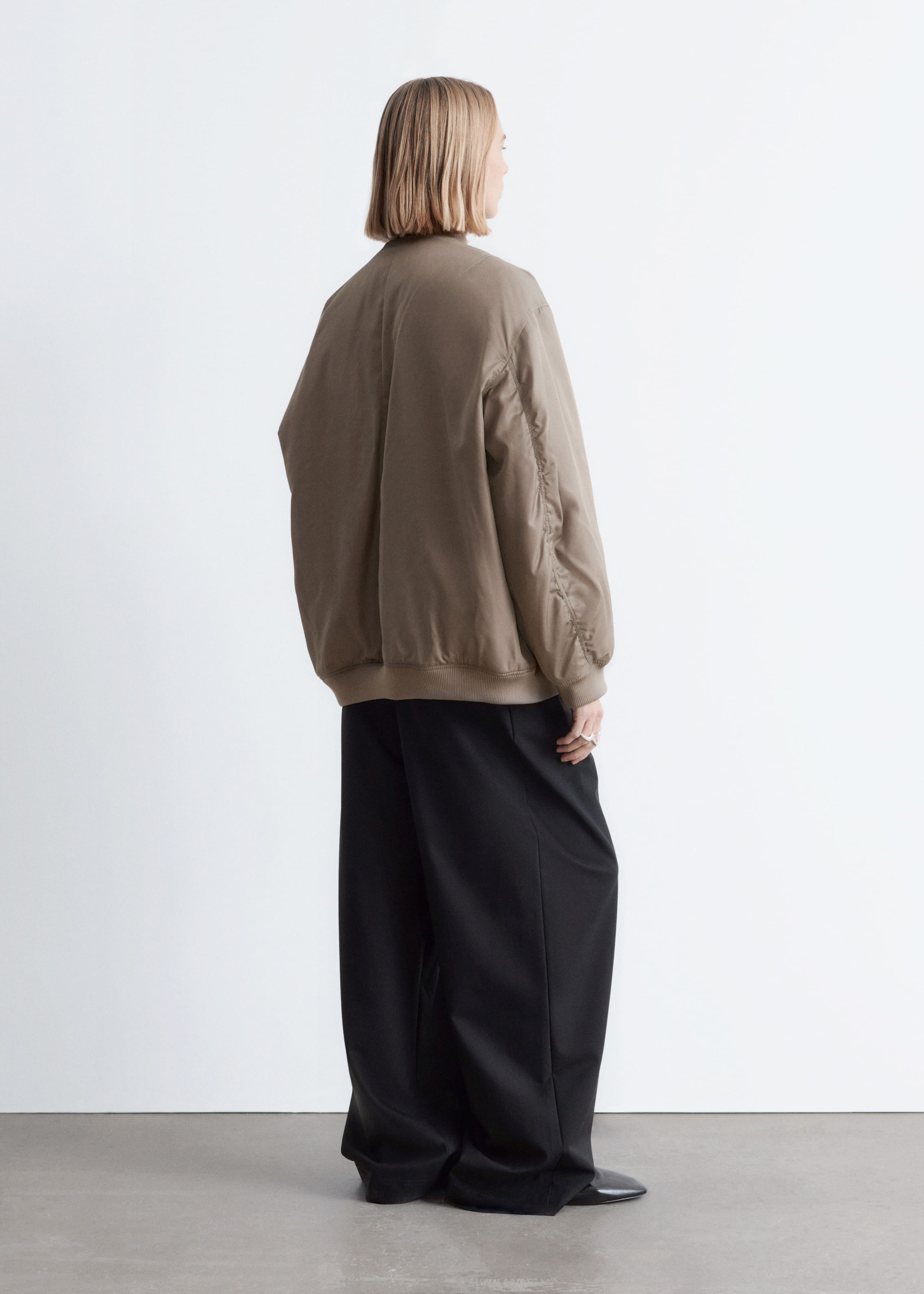 Image of Long Bomber Jacket