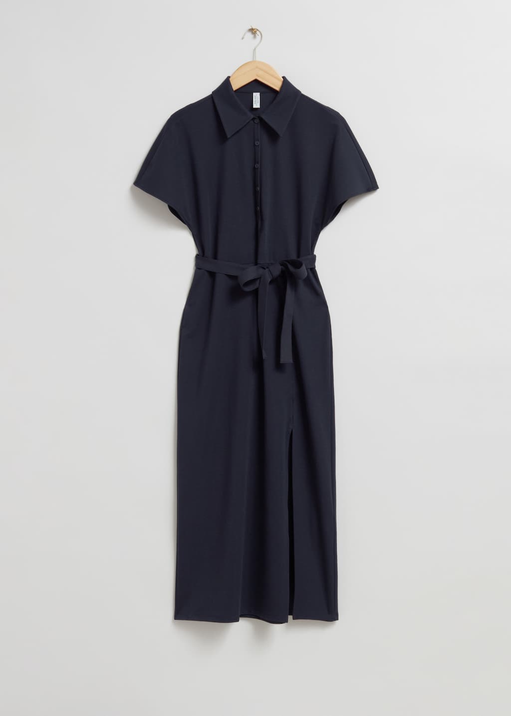 Robe polo mi-longue - Bleu foncé - Still Life