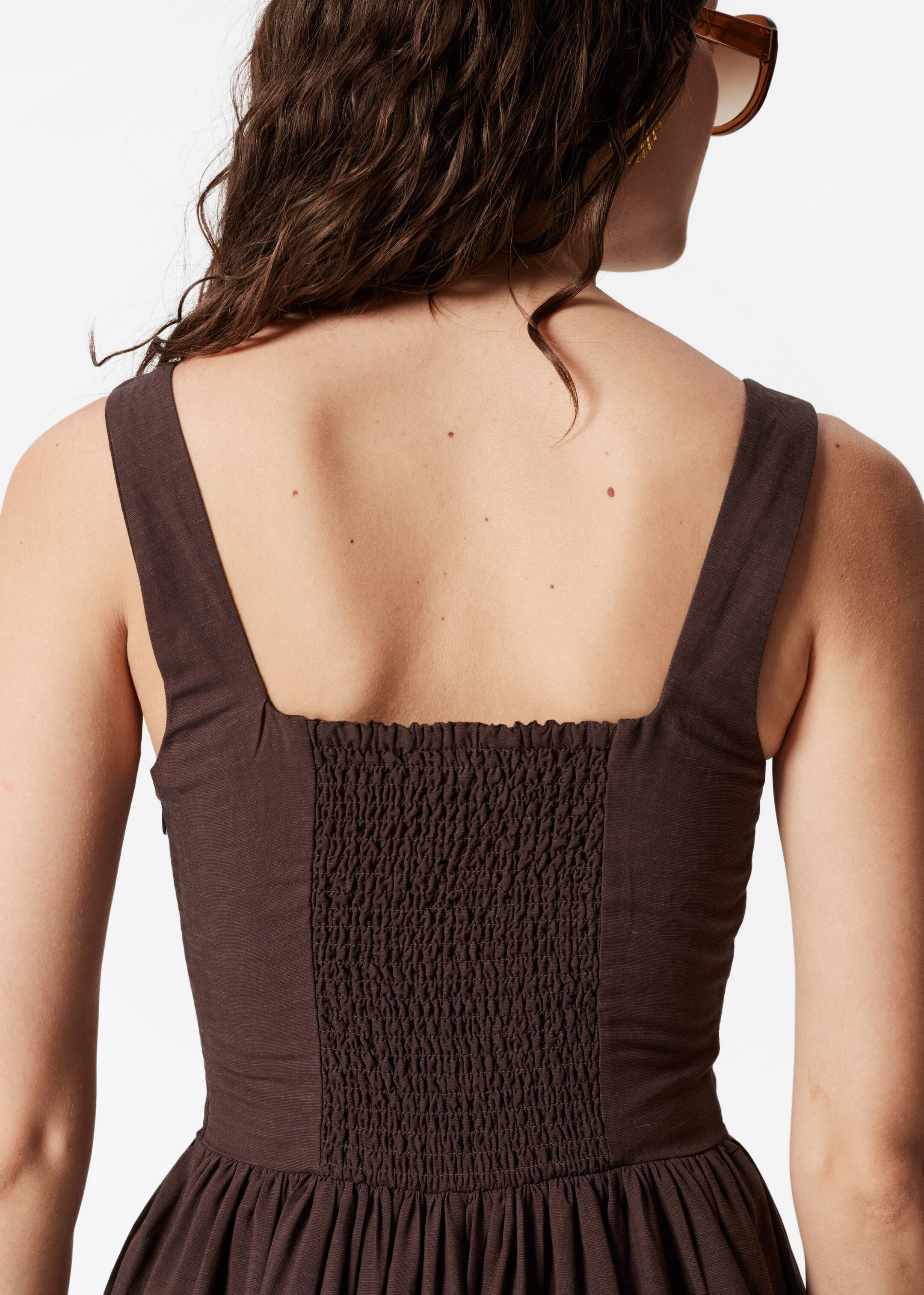 Größeres Bild ansehen: Ausgestelltes Midikleid - Dunkelbraun - Ladies | H&M DE 4