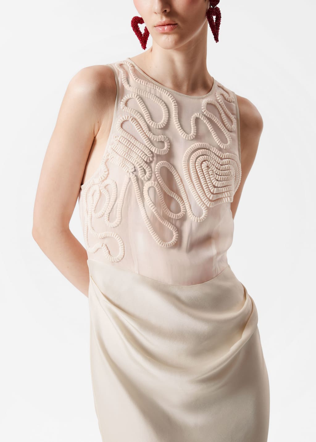 Image of Maxikleid mit Stickerei