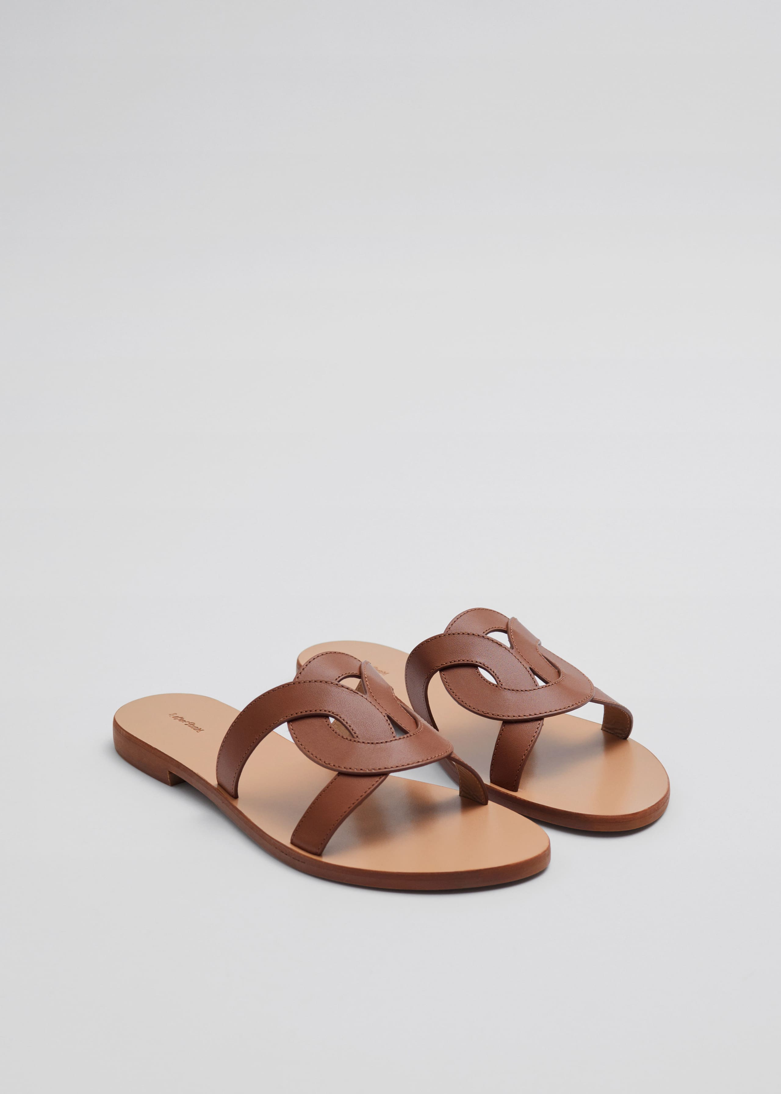 WovenLeatherSandals - Brown - Bodegón