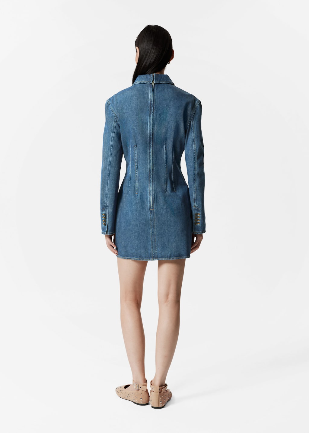 Image of Denim Mini Dress