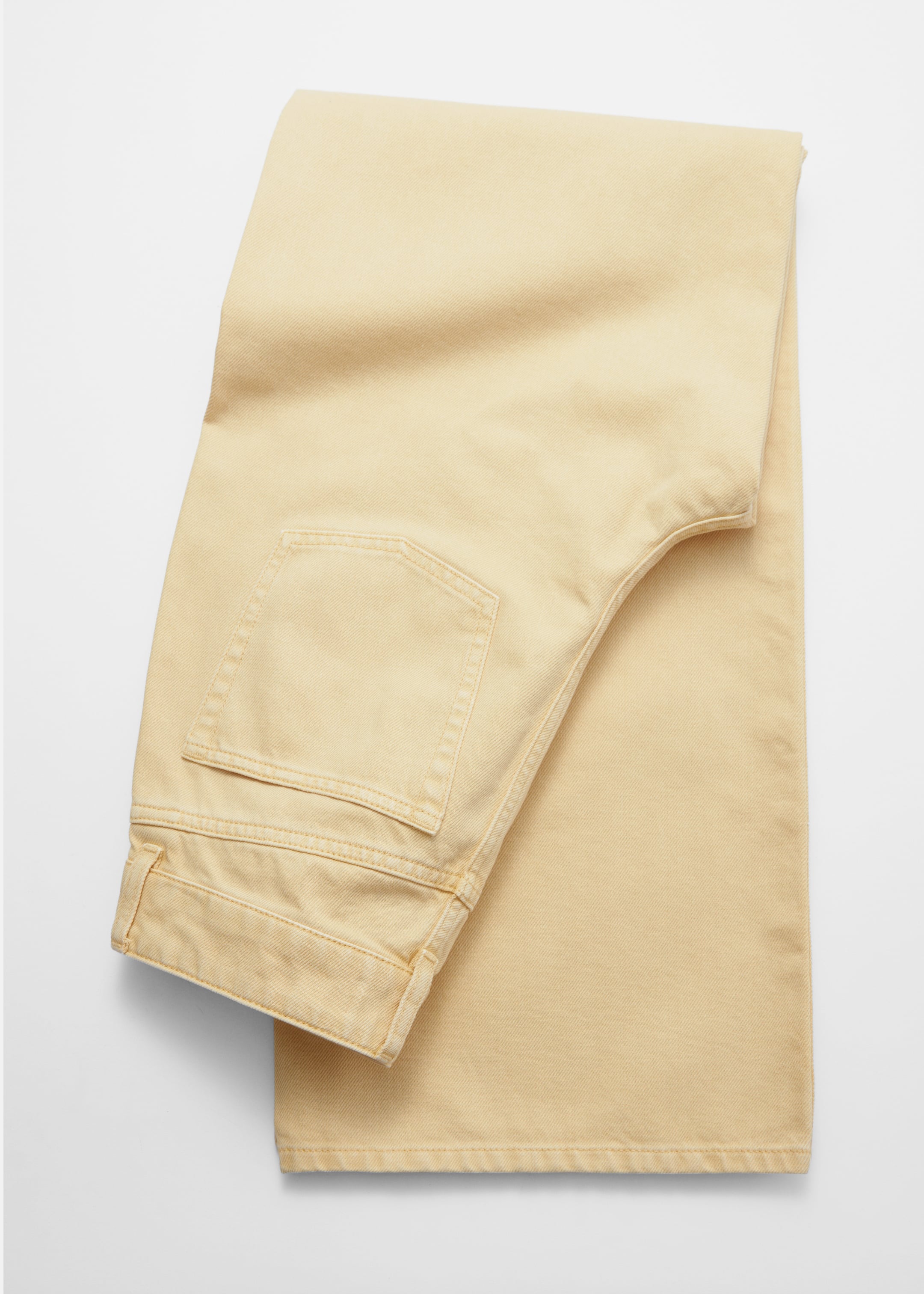 Grotere afbeelding bekijken: Relaxed Wide-Leg Jeans - Lichtgeel - DAMES | H&M BE 8