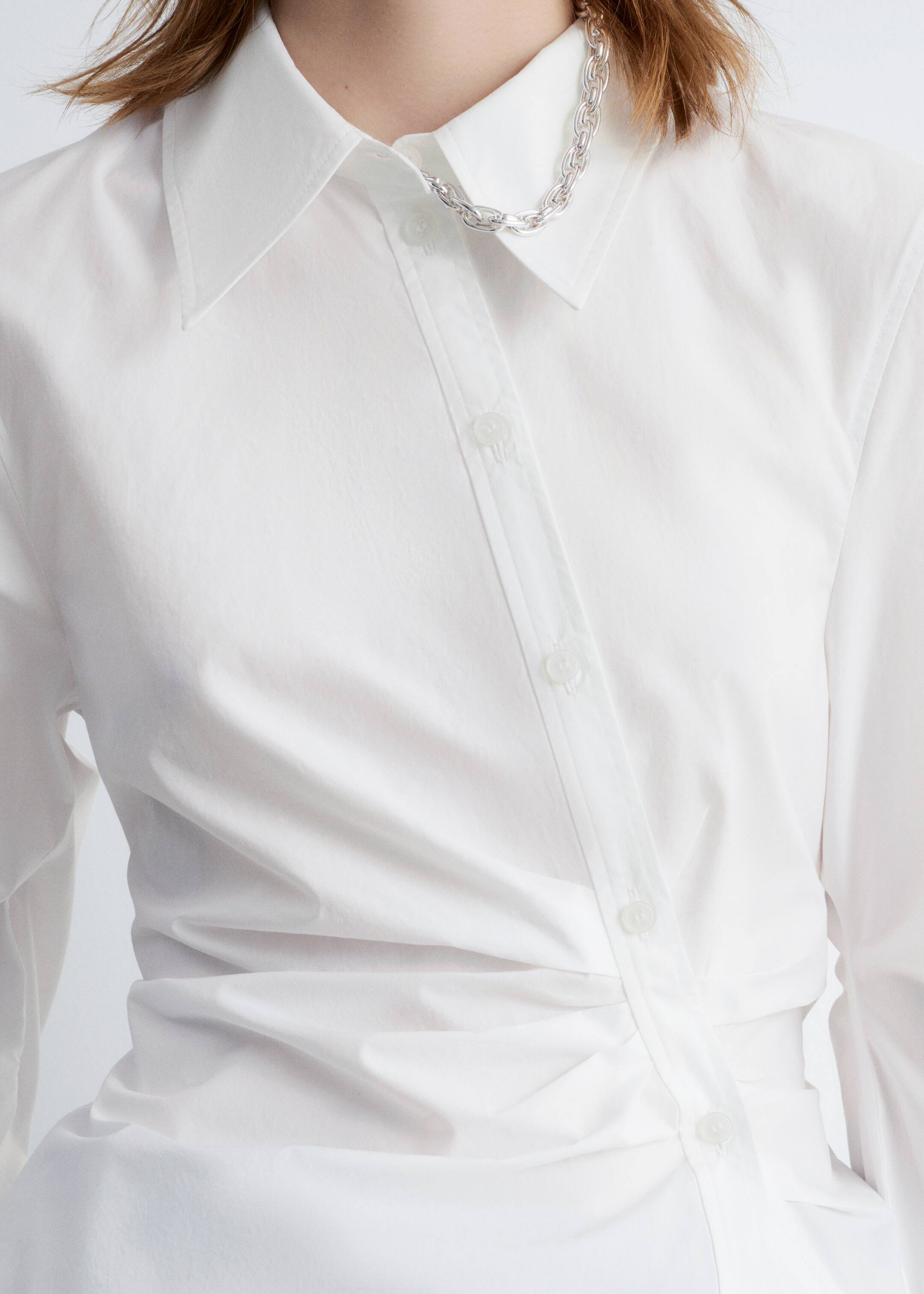 Größeres Bild ansehen: Asymmetrisches Hemd aus Baumwolle - Weiß - Ladies | H&M DE 2