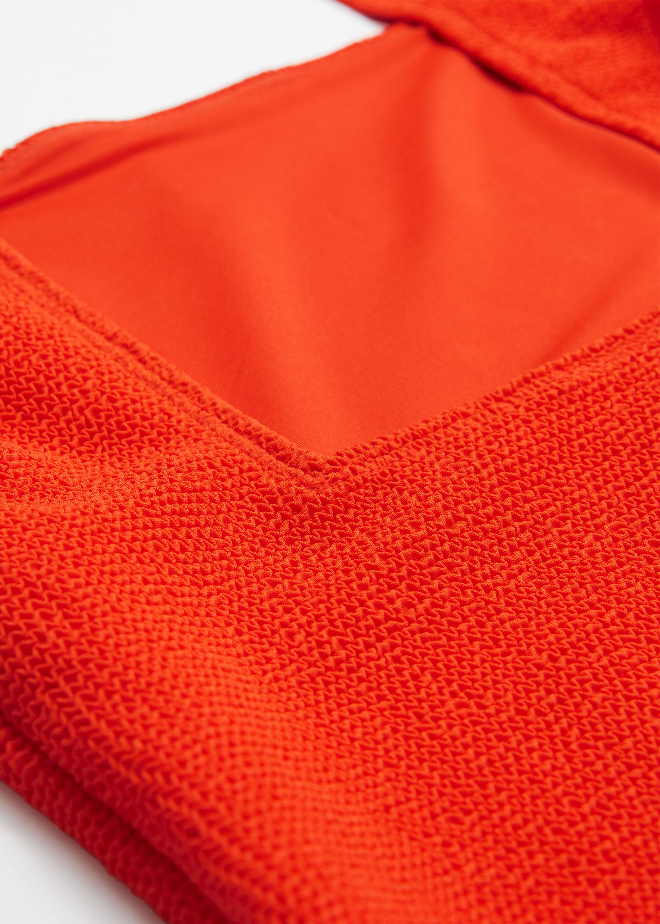 Visa större bild: Baddräkt med rosetter - Orange - DAM | H&M SE 5