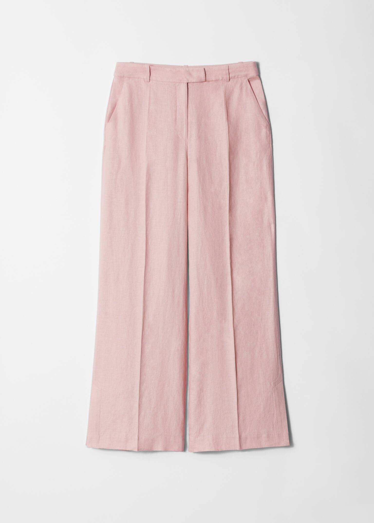 Pantalon habillé en lin - Rose clair/Avoine/Noir/Jaune clair/Marron foncé/Bleu clair - 2